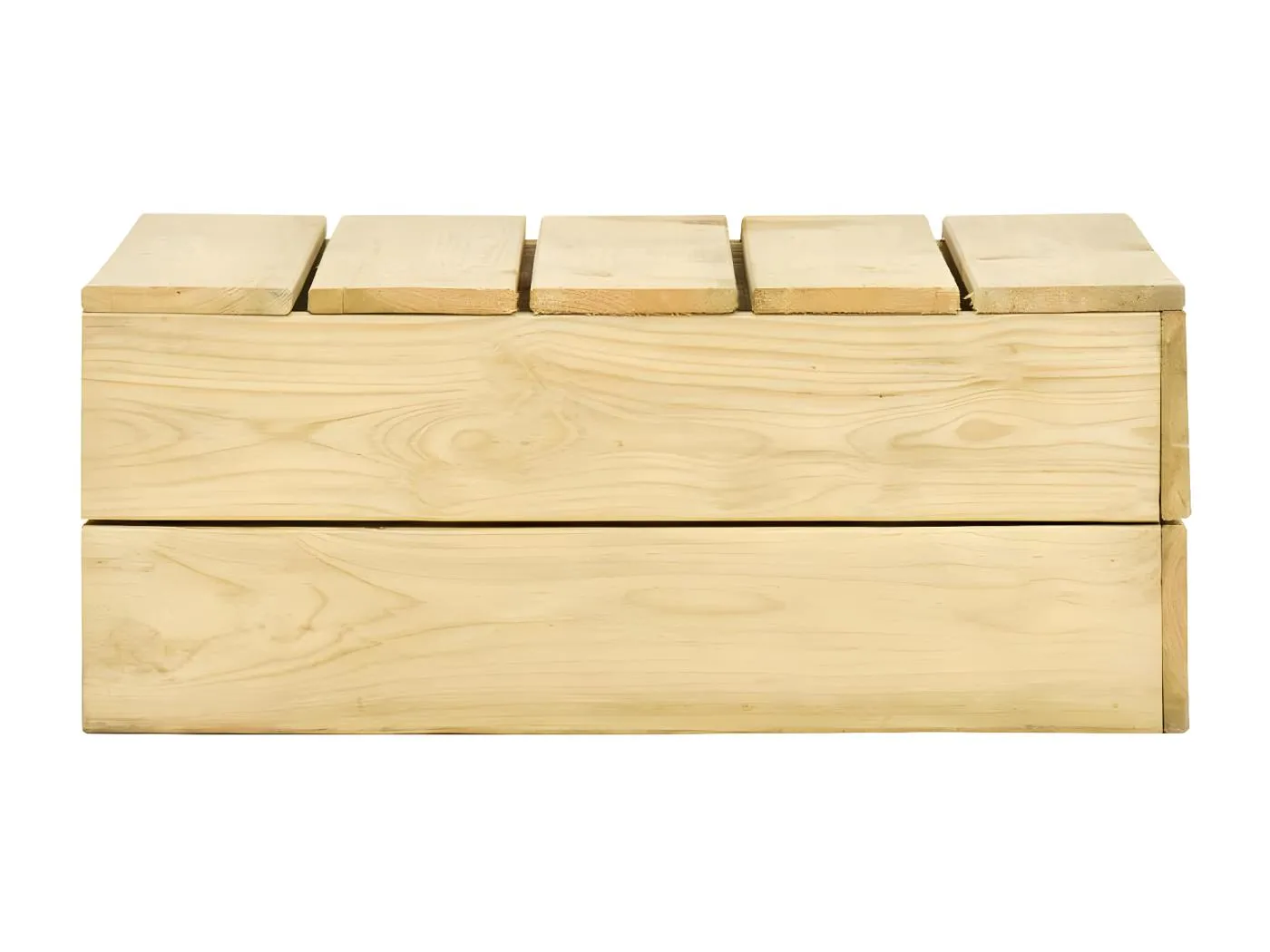 Garden Furniture -  Gartentisch 75x75x31 cm Kiefernholz Imprägniert