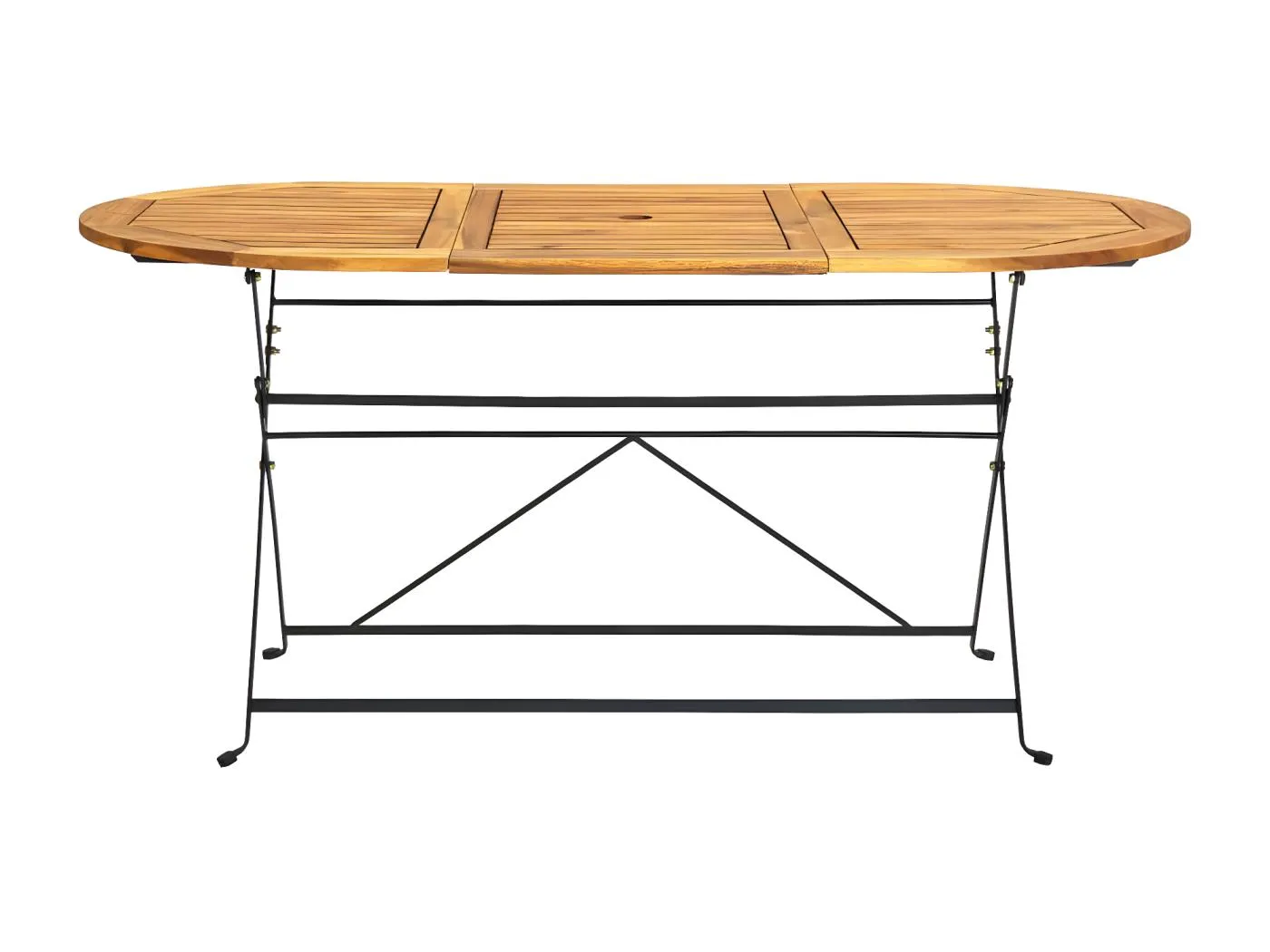 Veli Gartentisch 160x85x74 cm Akazie Massivholz Oval