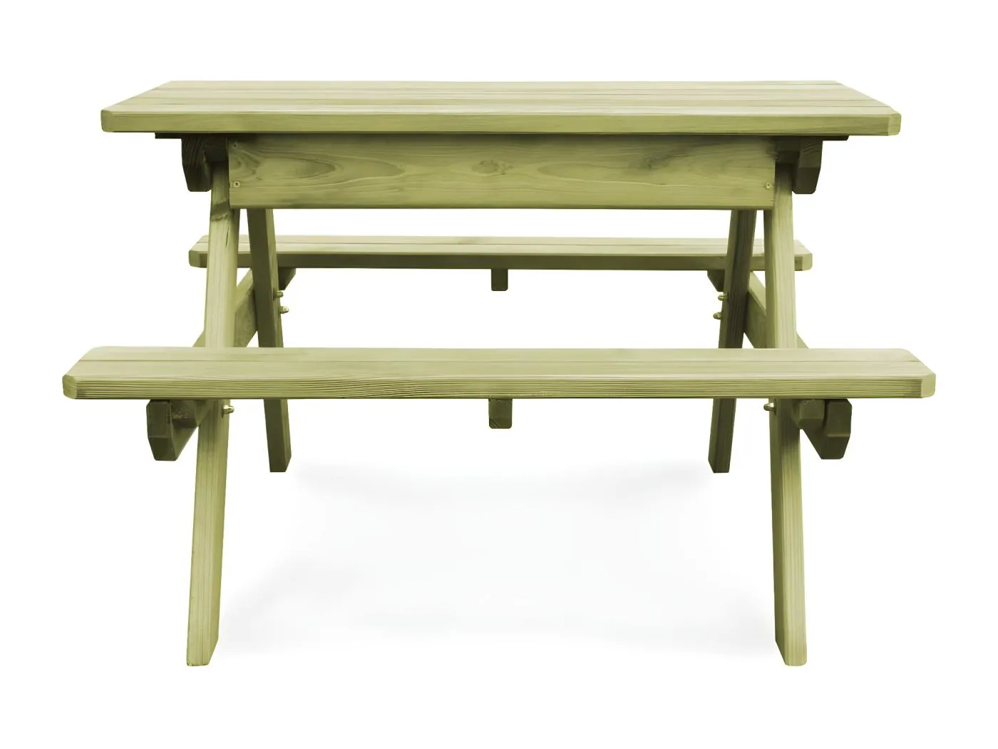 Garden Furniture -  Kinder-Picknicktisch 90x90x58 cm Imprägniertes Kiefernholz