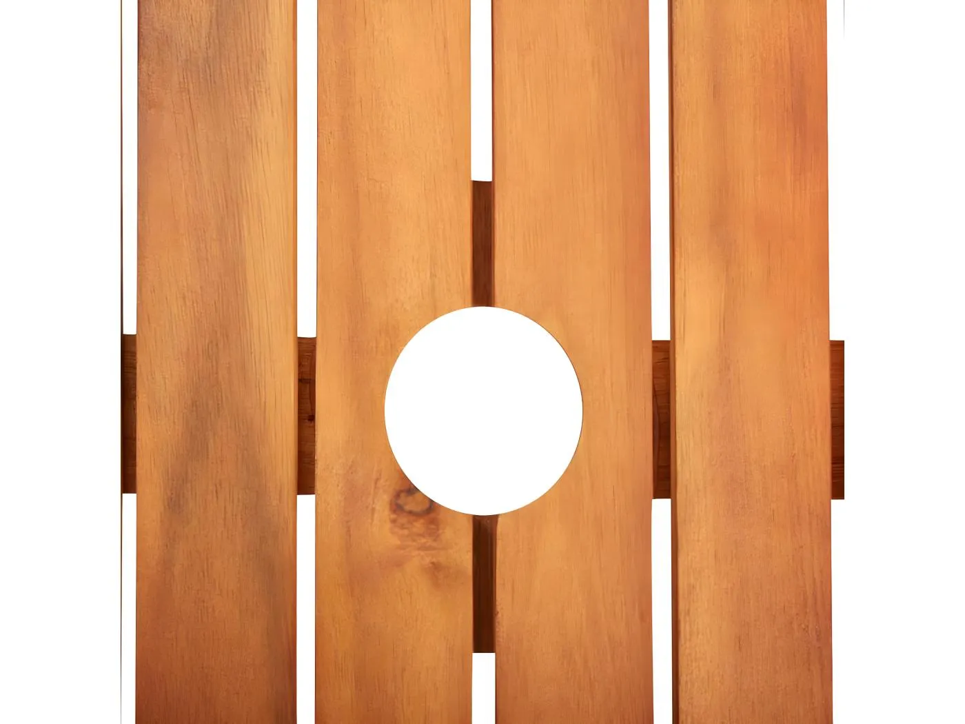 Eser Gartentisch 88x88x74 cm Massivholz Akazie