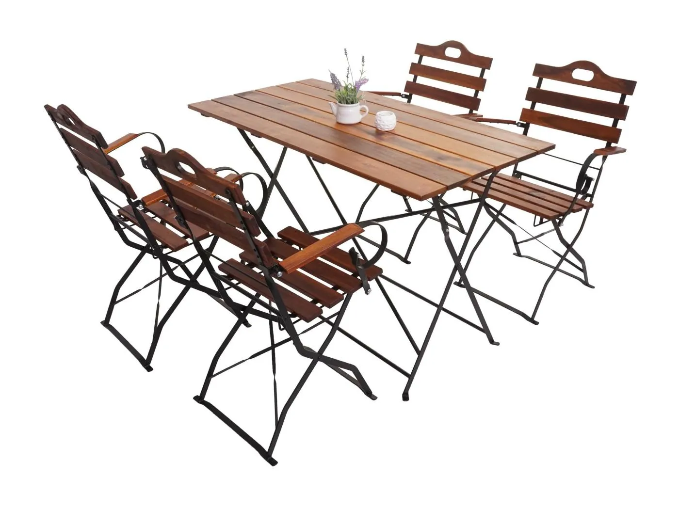 Biergarten-Set MCW-J40, Braun