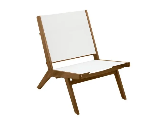 Lounge-Gartensessel aus Massivholz MALIBU