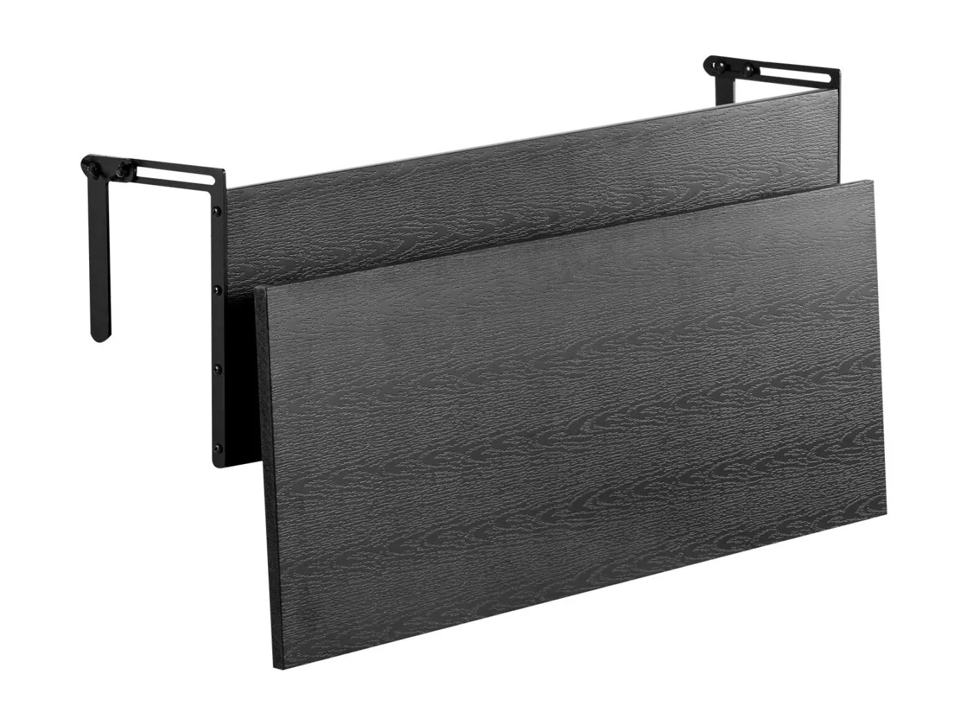 Balkon-Hängetisch, SucceBuy 30 × 81 cm Klappbarer Balkon-Stehtisch, Serviertisch für die Terrasse im Freien