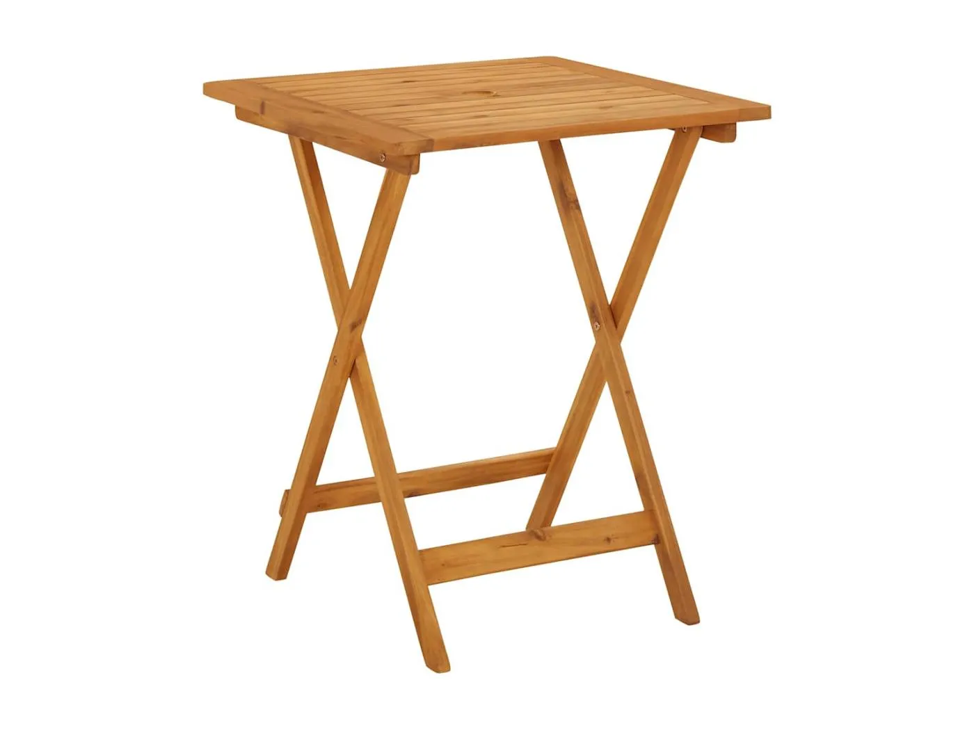 Jeanne-Véronique Klappbarer Gartentisch 60x60x75 cm Massivholz Akazie