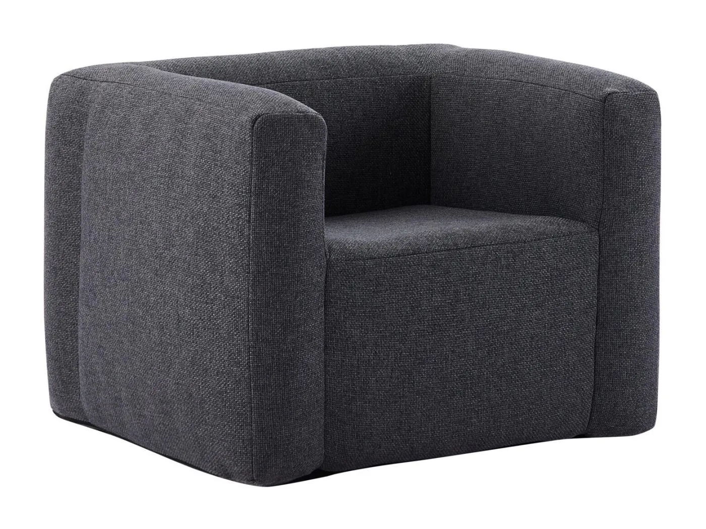 Aufblasbarer Sessel Terracotta - Innen- und Außenbereich - Farbe Dunkelgrau