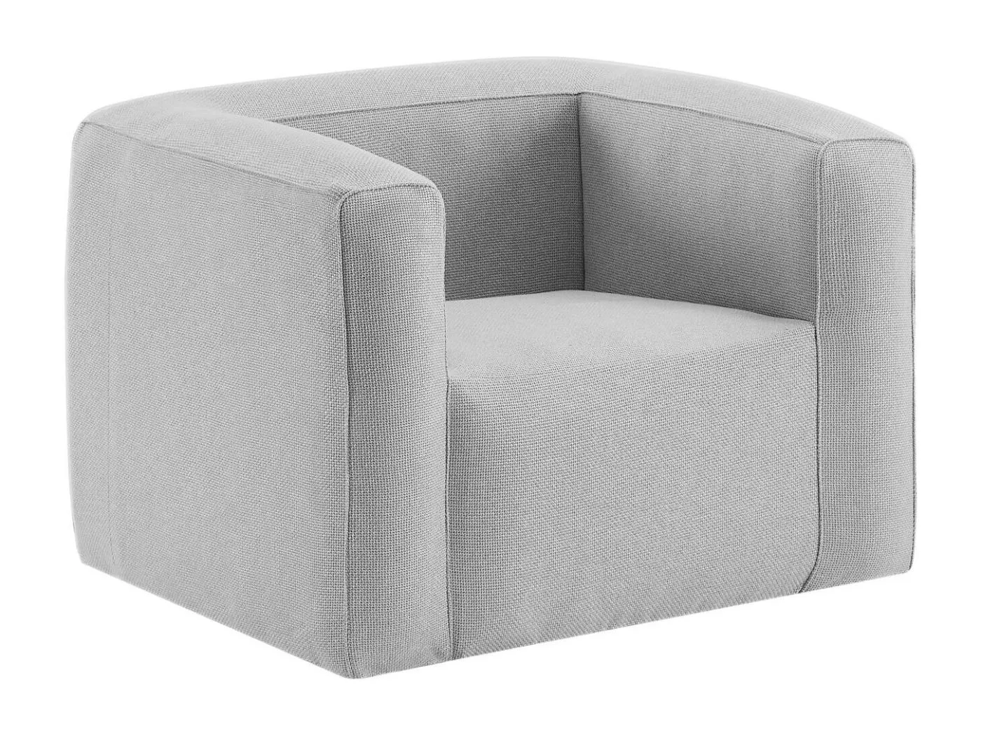 Aufblasbarer Sessel Terracotta - Drinnen und draußen - Farbe Hellgrau