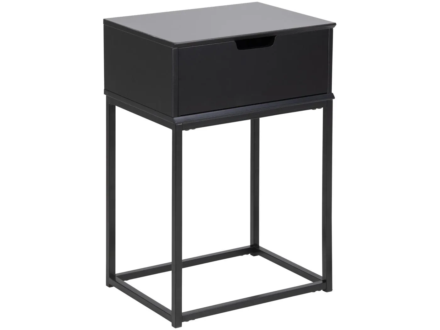 Mike Nachttisch schwarz.