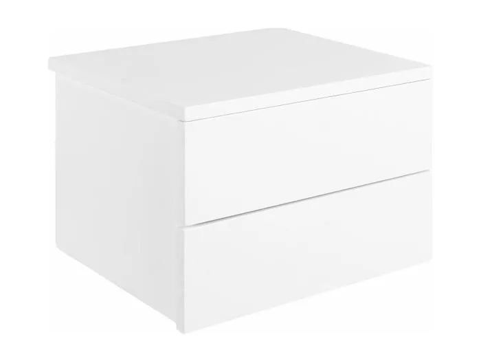 Avignon Nachttisch 2 Schubladen weiß.