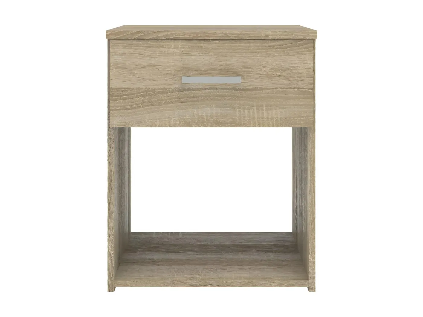 Spell Nachttisch 1 Schublade und 1 Ablage Eiche Struktur.