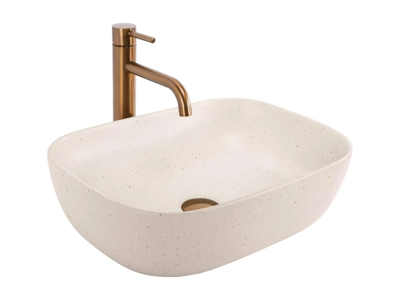 Aufsatzwaschbecken Rea Belinda Sandy Beige