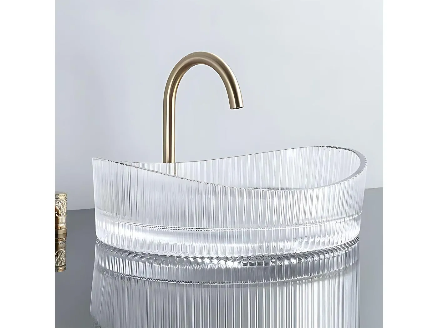 Aufsatzwaschbecken Rea Harper Transparent