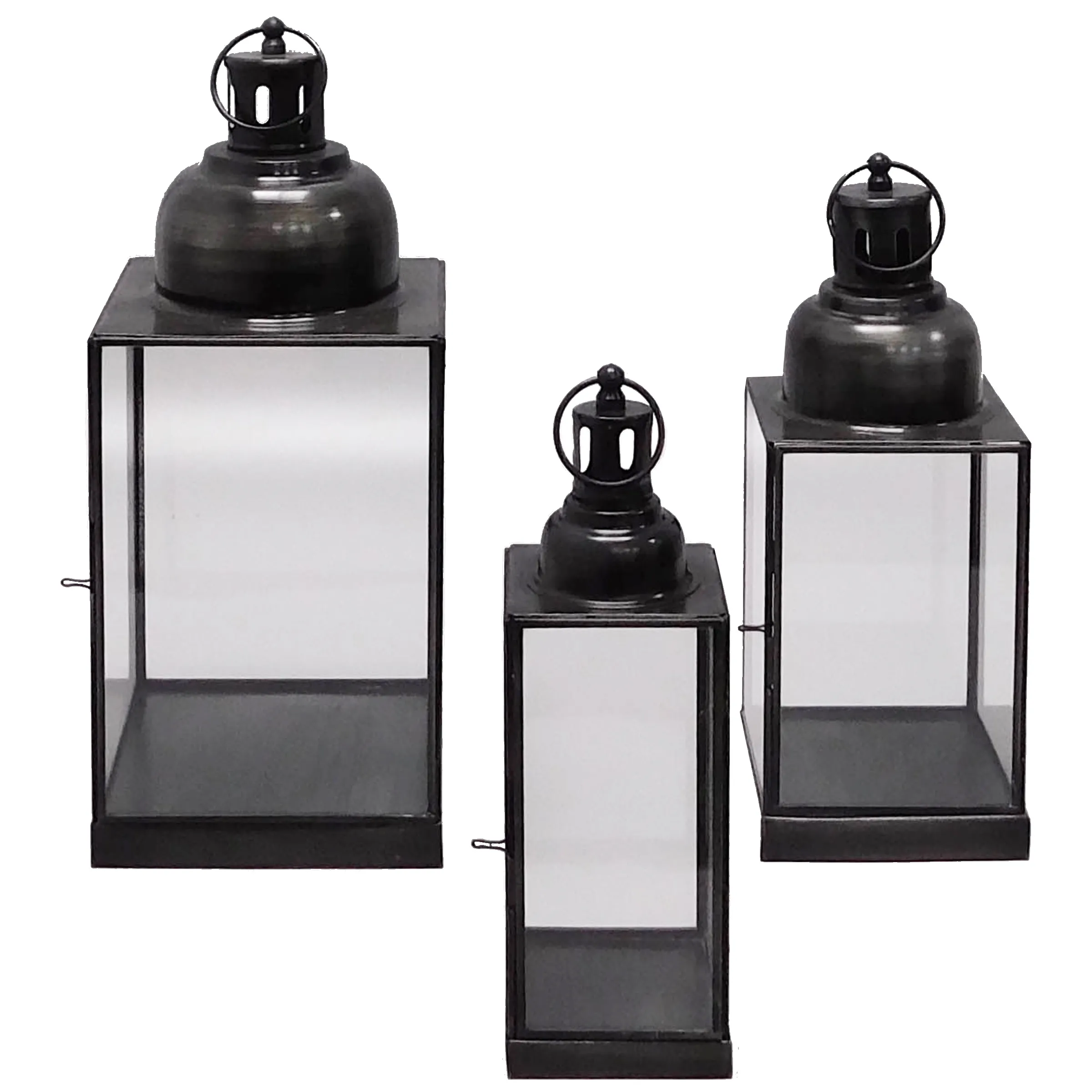 Laterne PEWTER groß 433619