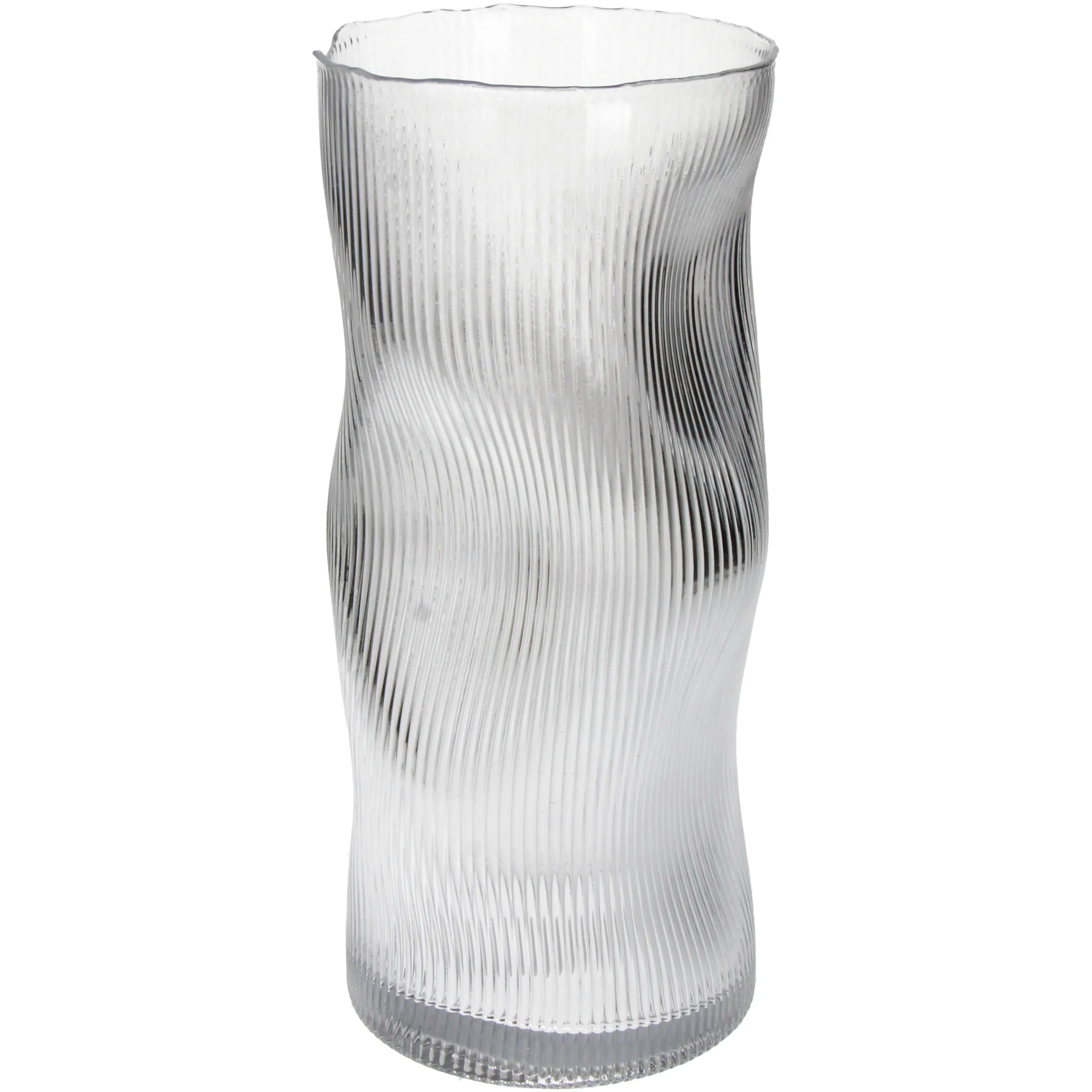 Vase STRIPE klar 433661