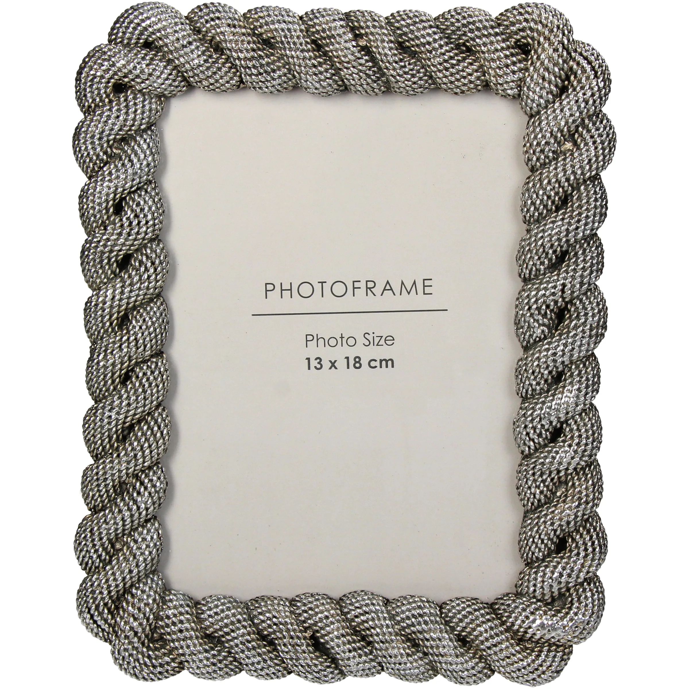 Fotorahmen GLITTER silber 433669