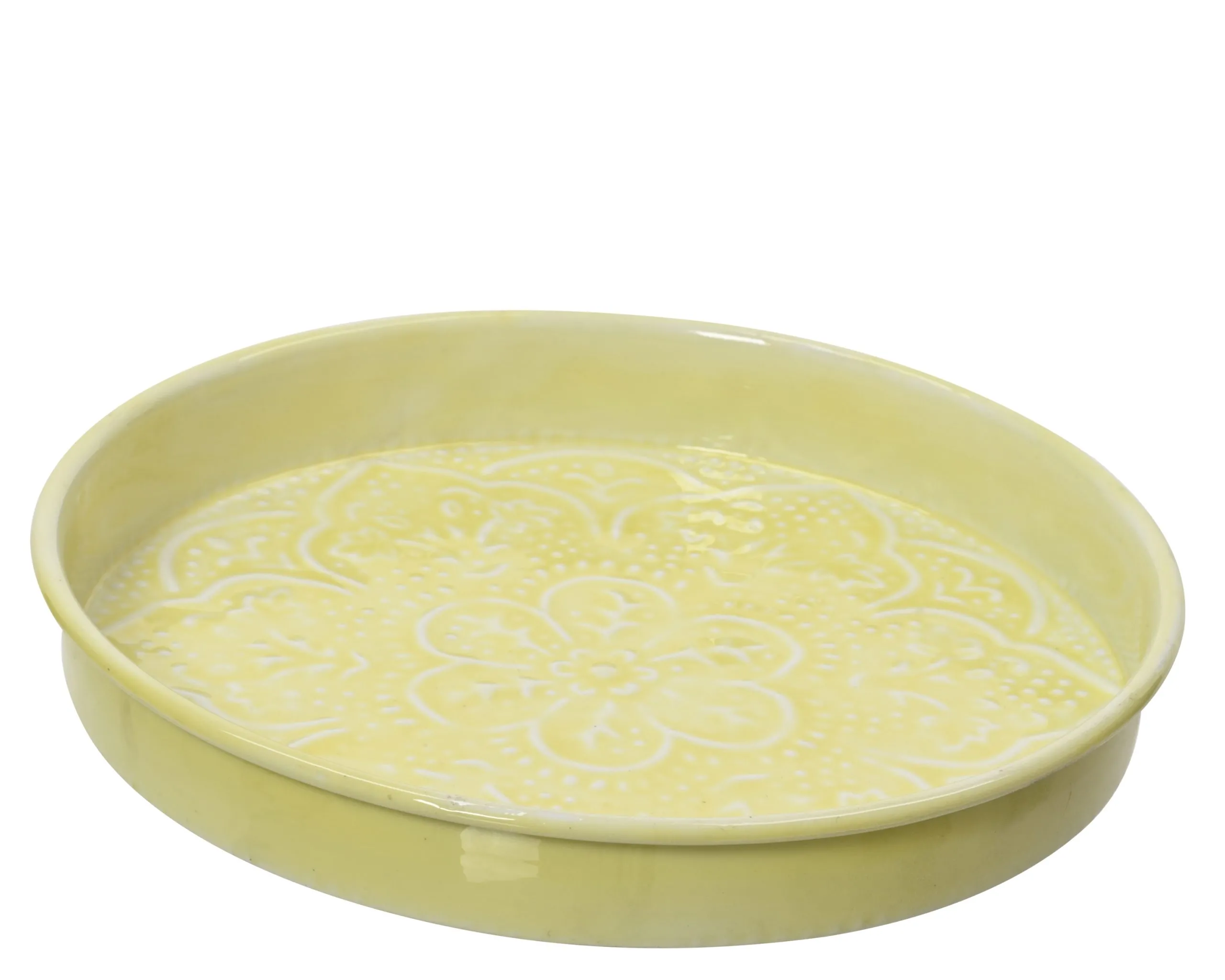 Dekoteller RETRO gelb 454684