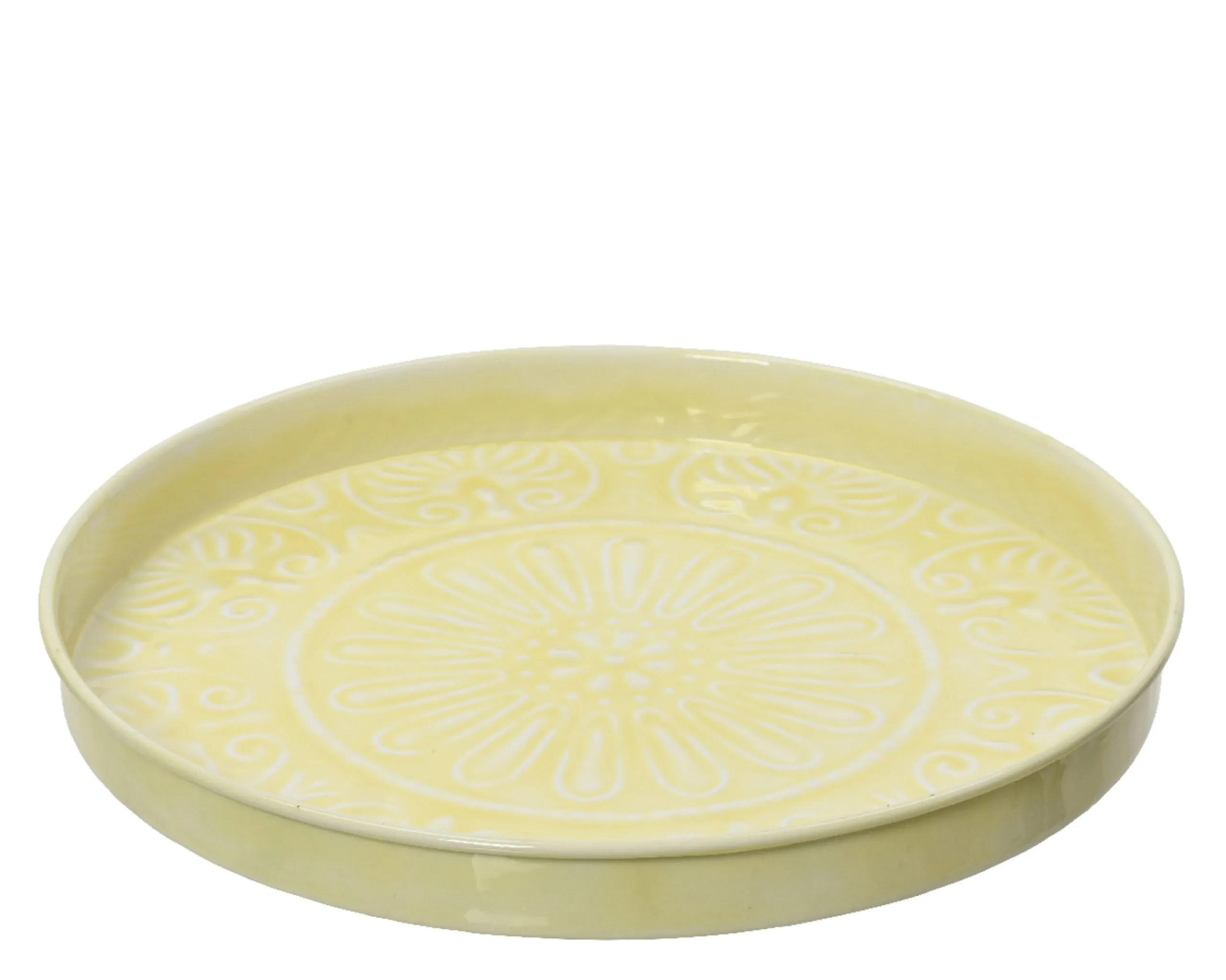 Dekoteller RETRO gelb 455272