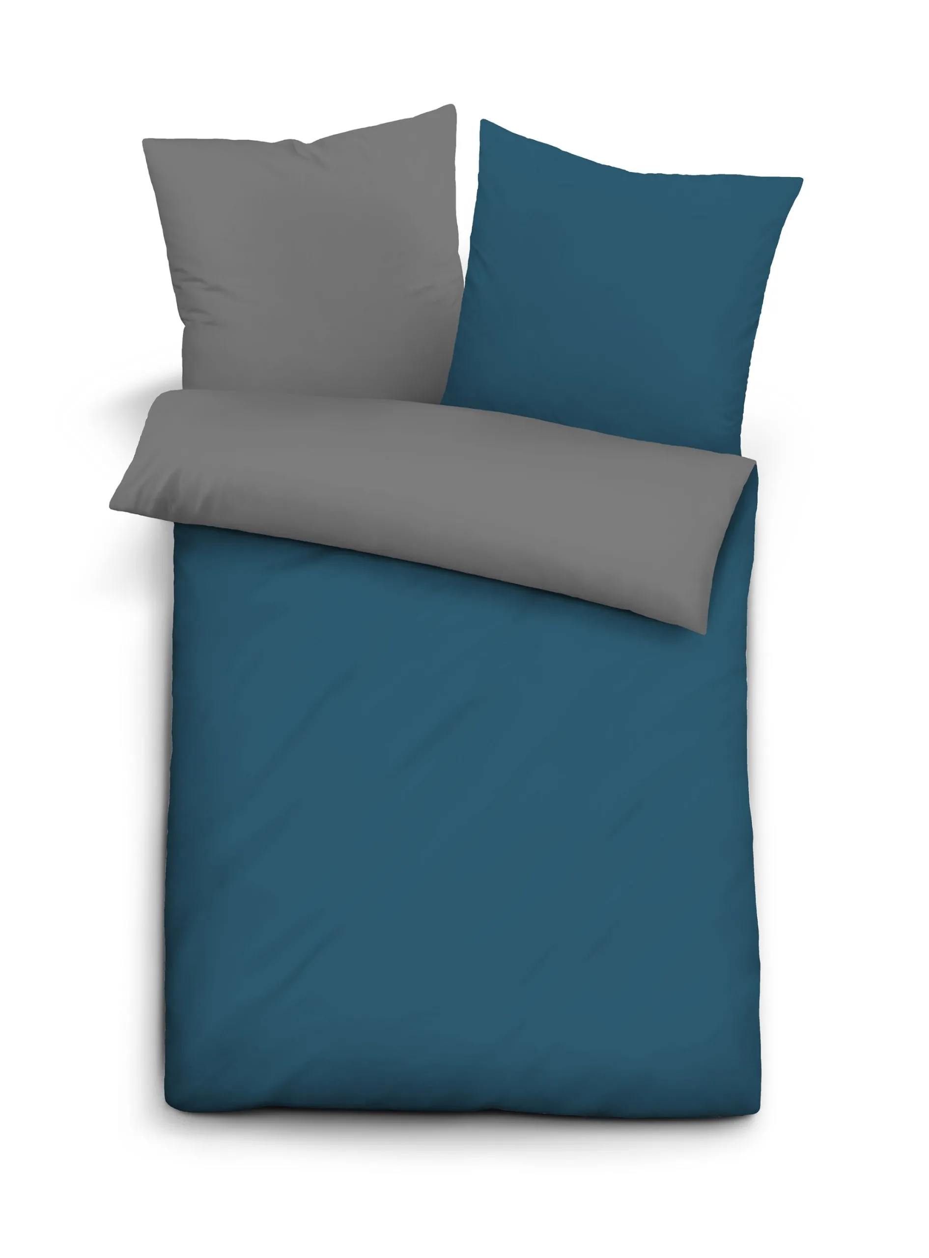 Bettwäsche RENFORCÉ kobaltblau 479478
