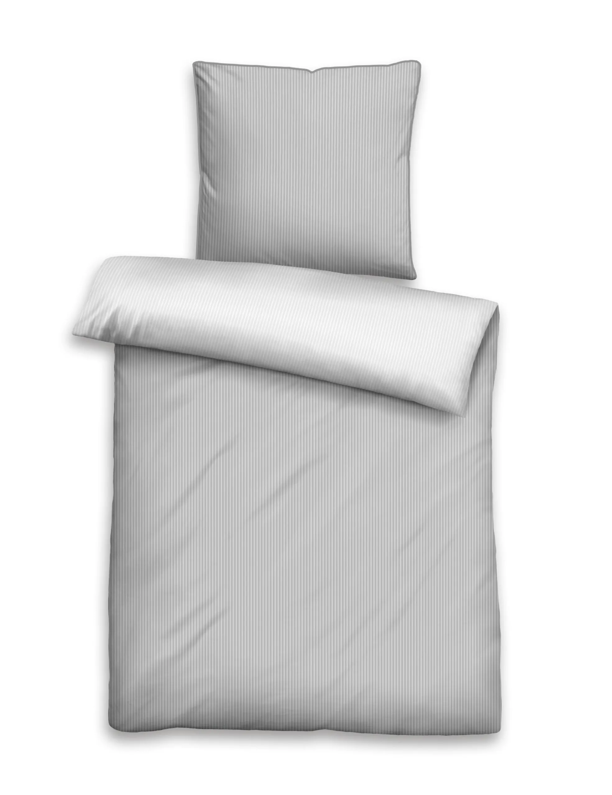Bettwäsche SATIN sturmgrau 479518