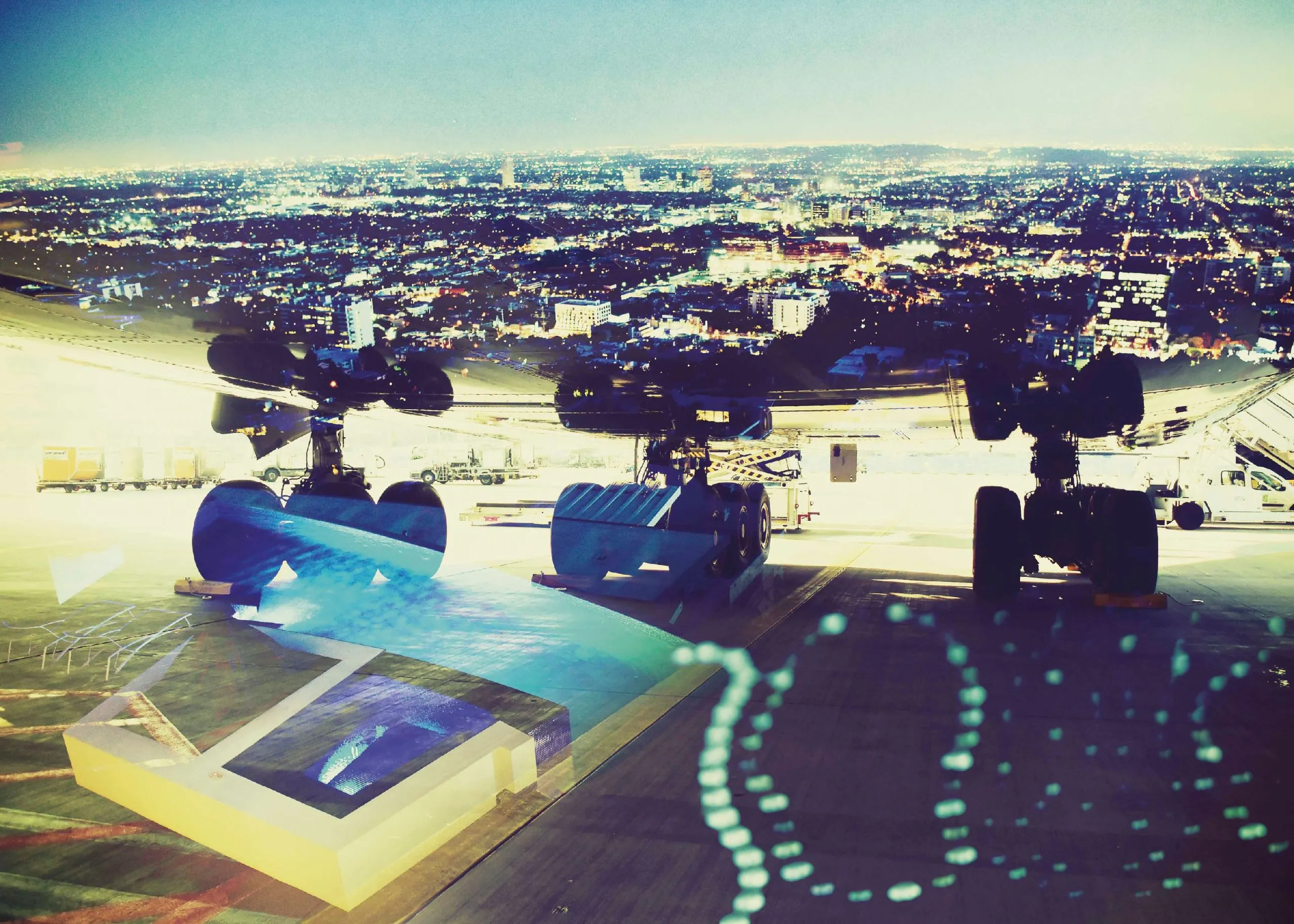 Glasbild CITY OF ANGELS VIEW 544208