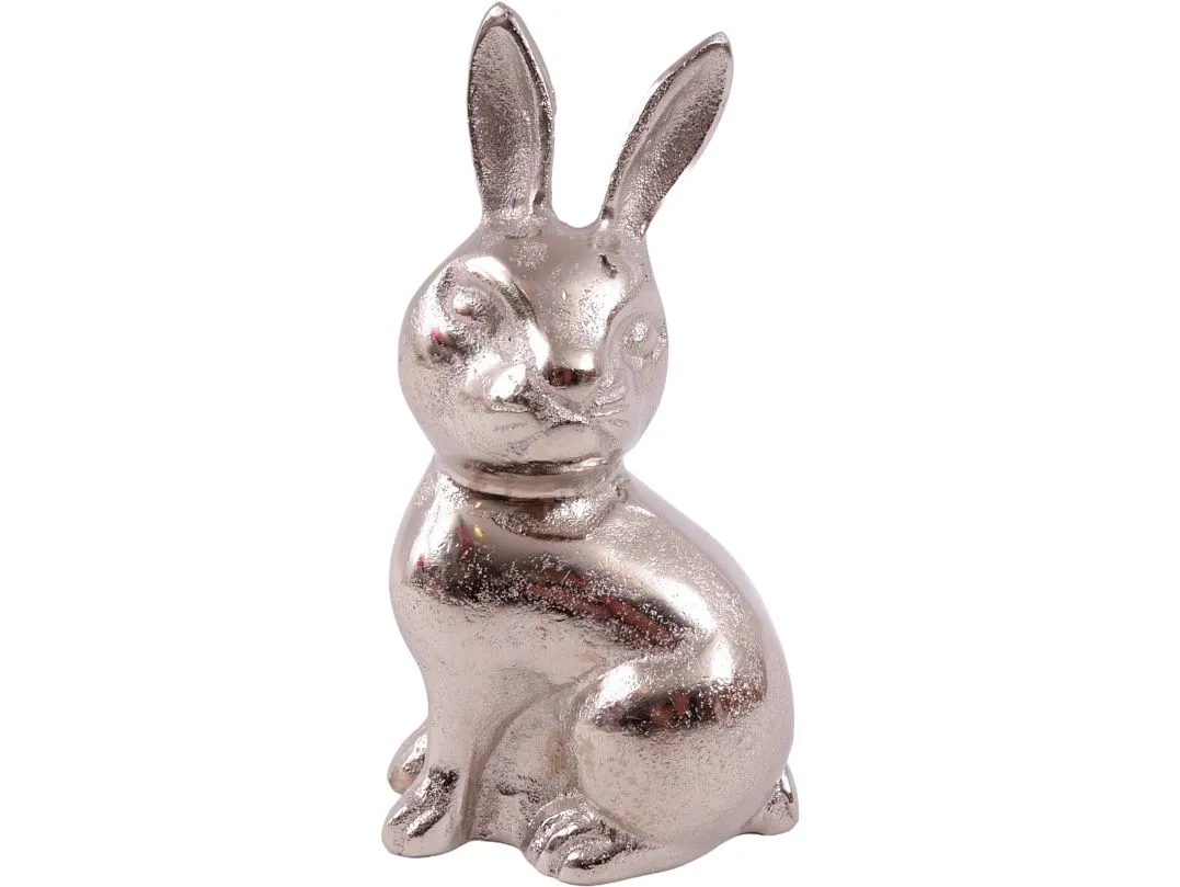Dekofigur RABBIT silber 544965