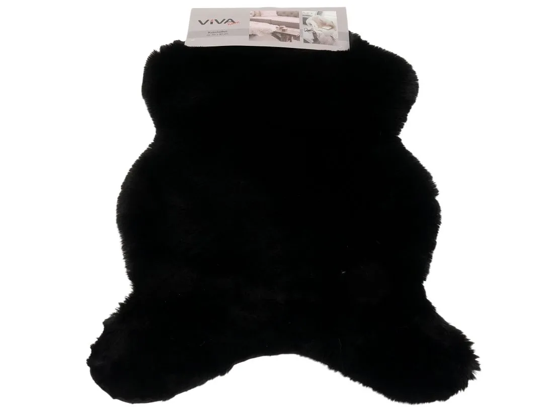 Kunstfell KUSCHEL schwarz 545044