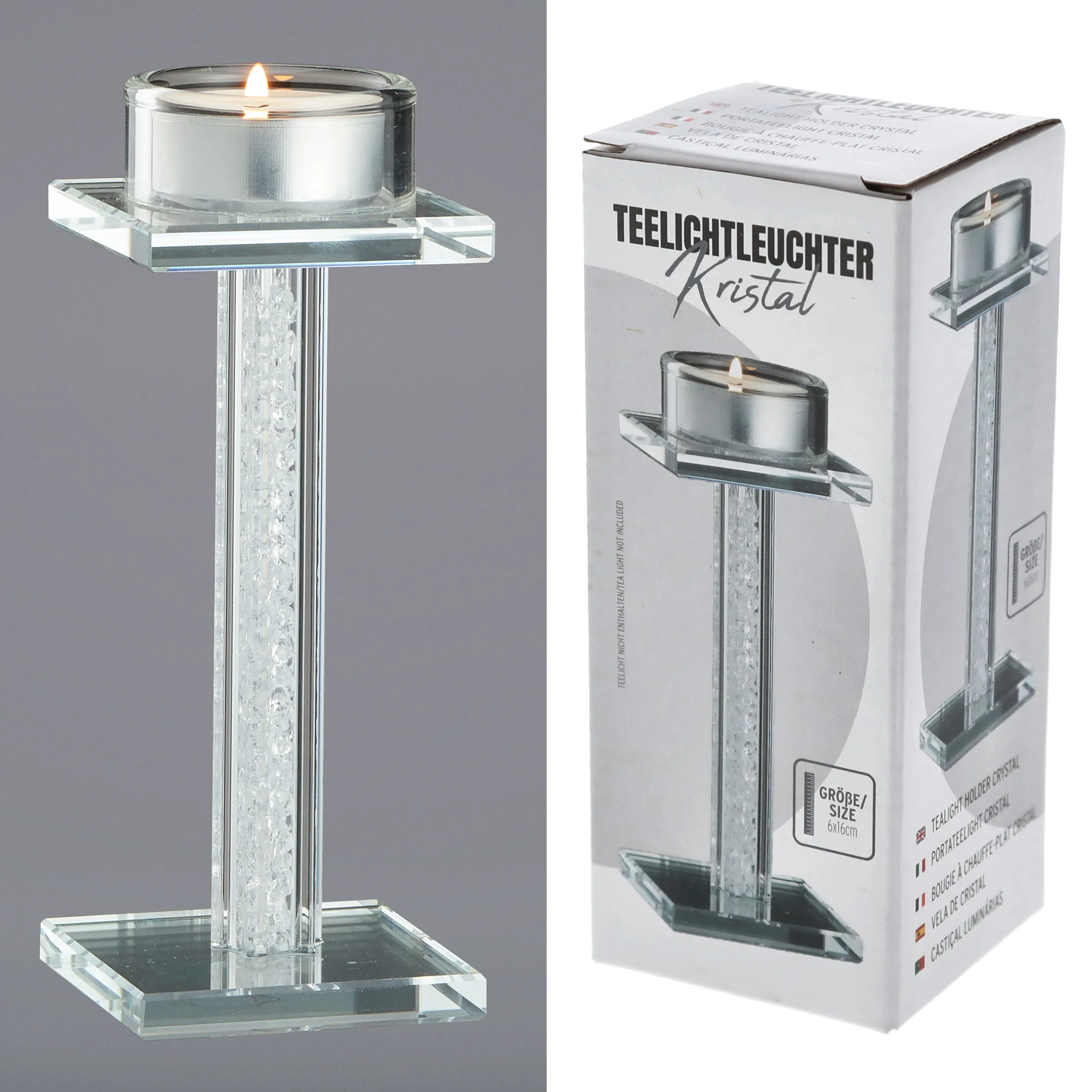 Teelichthalter KRISTAL 564476