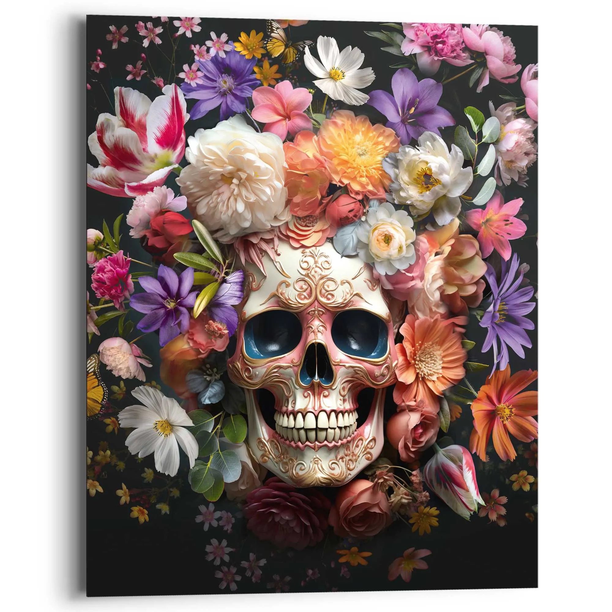 Bild FLORAL SKULL 583290