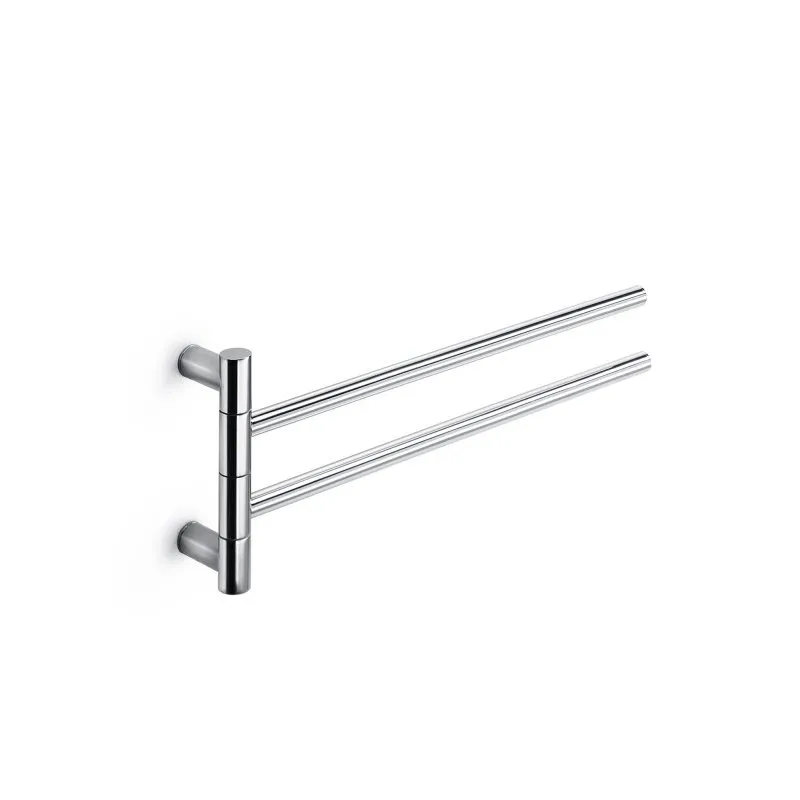 LINEABETA PICOLA PORTASALVIETTE DOPPIO SNODATO IN OTTONE CROMATO