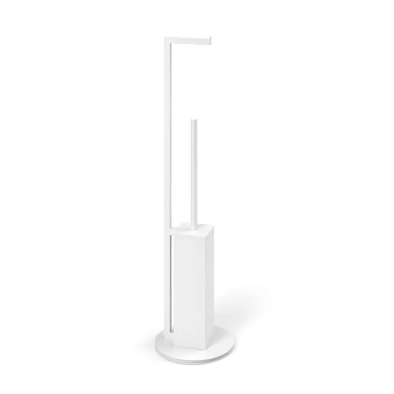 LINEABETA GRELA TOILETTENPAPIERHALTER UND TOILETTENBÜRSTENHALTER WEISS LACK