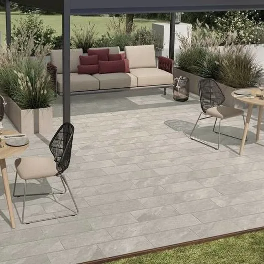 KEOPE FLIESEN DISCOVERY ARDESIA SILVER STRUKTURIERT R11 22,5X45,3