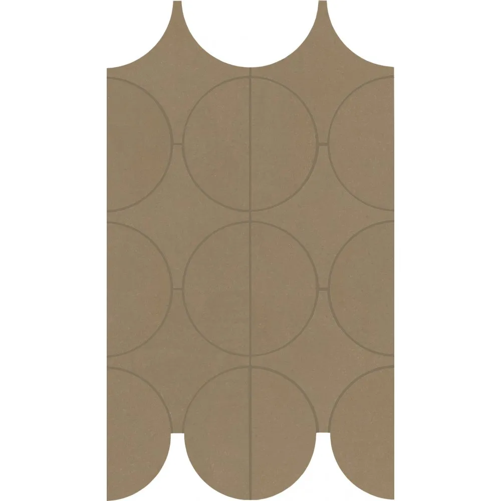 MARAZZI FLIESEN CEMENTUM MOSAIK CERCHI OLIVE NATURAL 23,8X41,4