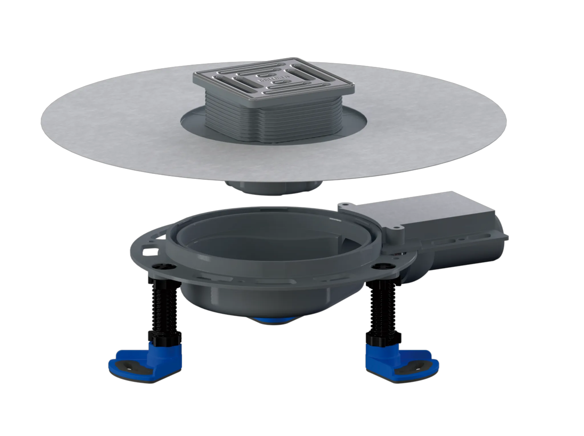 Bodenablauf DallDrain Select Plan, DN 40, 100 x 100 mm