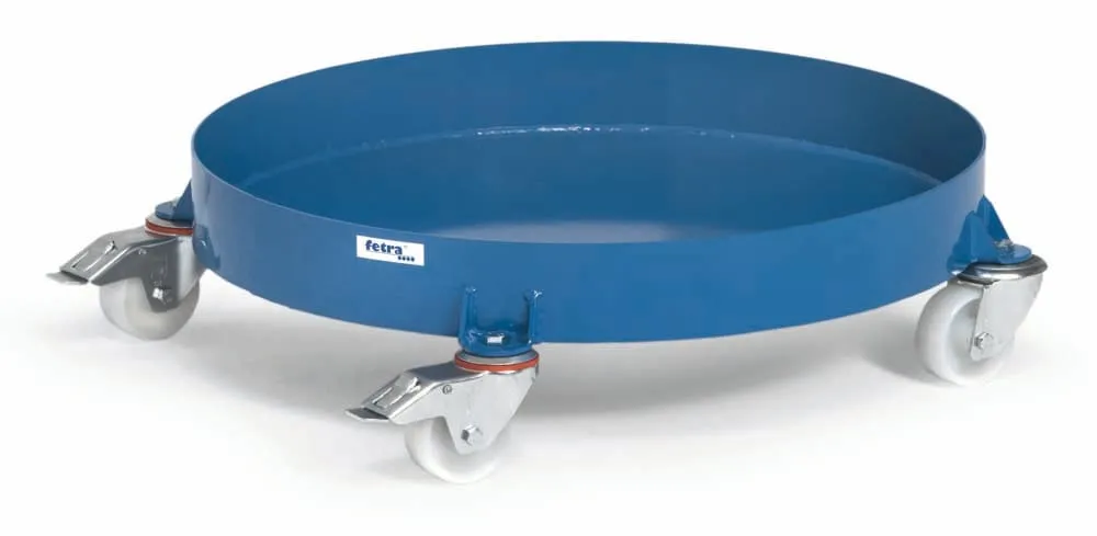 Fassroller mit Stahlblechwanne ohne Schiebebügel