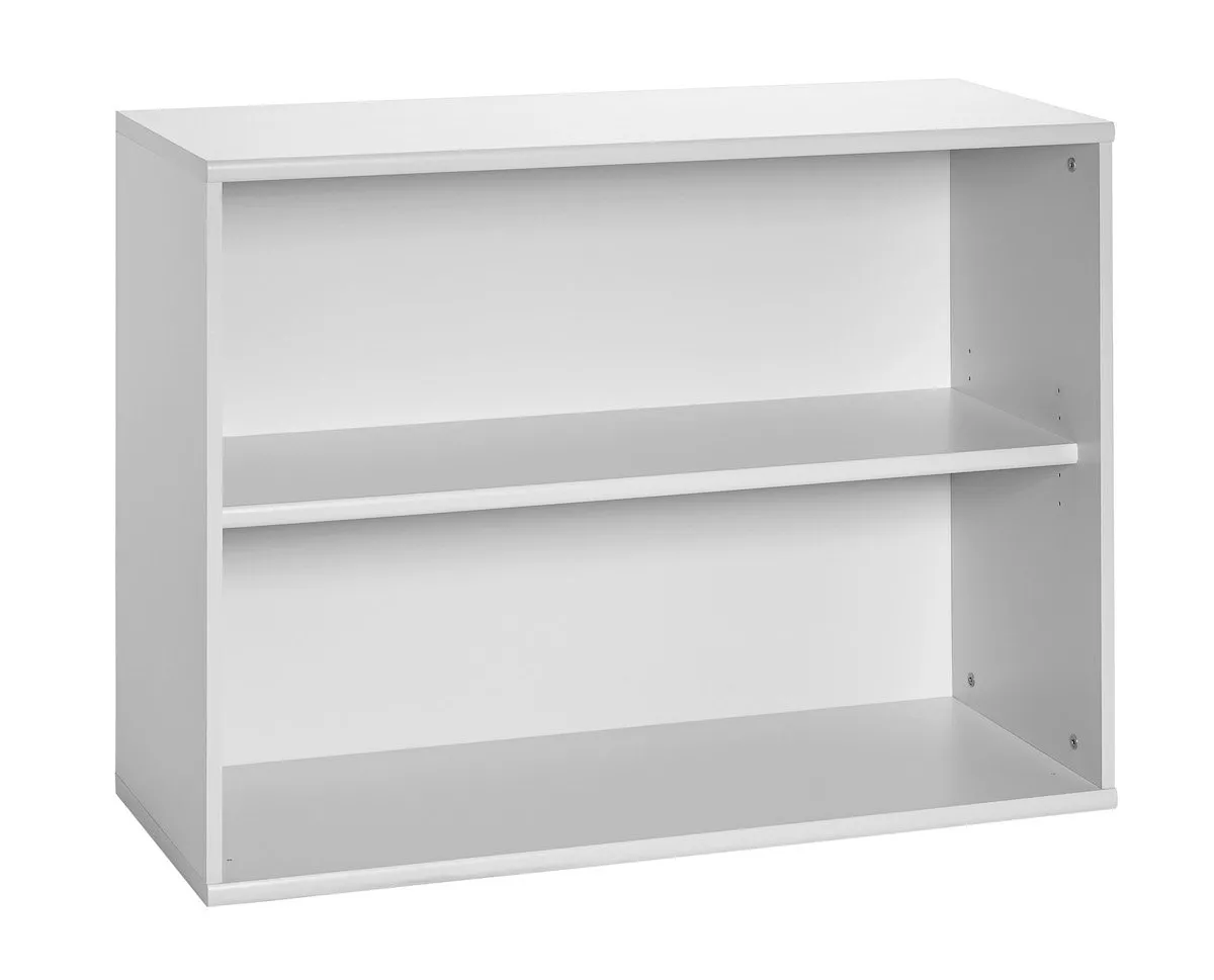 Möbelpartner Aktenregal Lion | Small | HxBxT 78x100x40cm | 2 Fächern | Lichtgrau