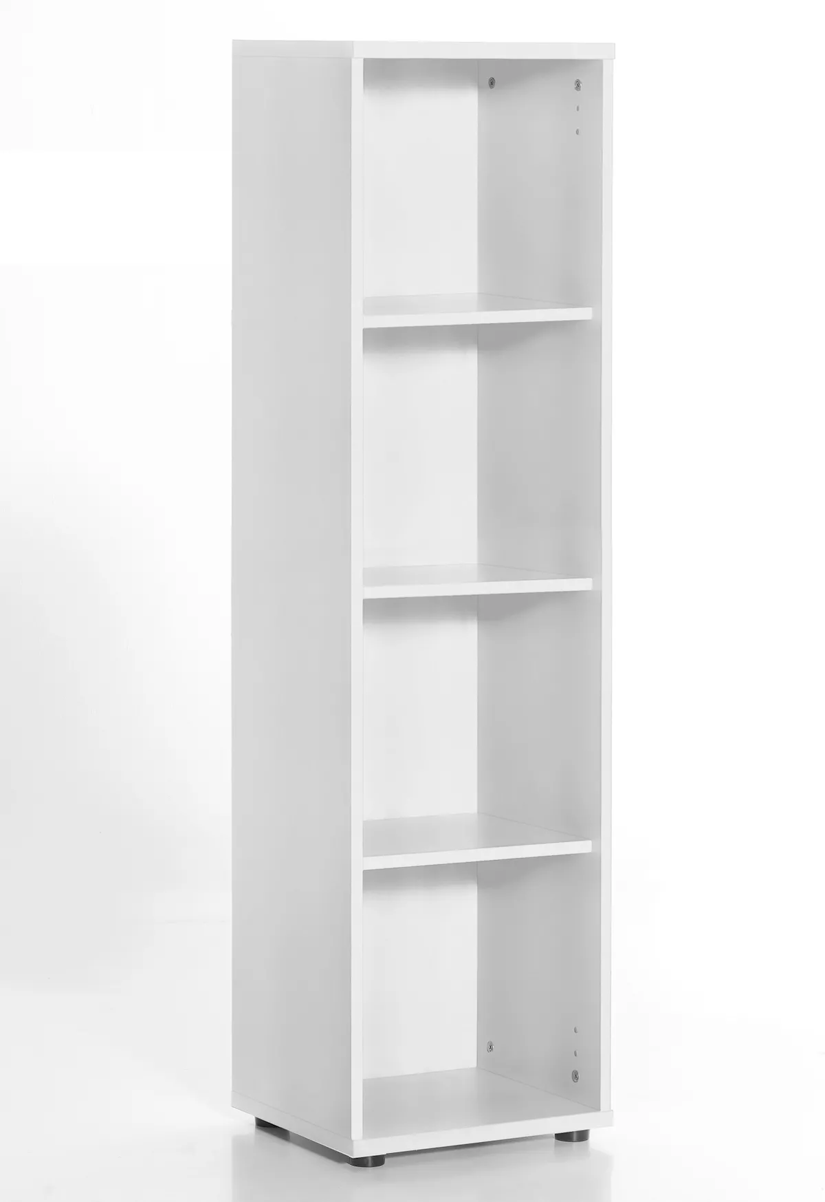 Möbelpartner Aktenregal Tiger | Large | HxBxT 147x40x34cm | 4 Fächern | Weiß