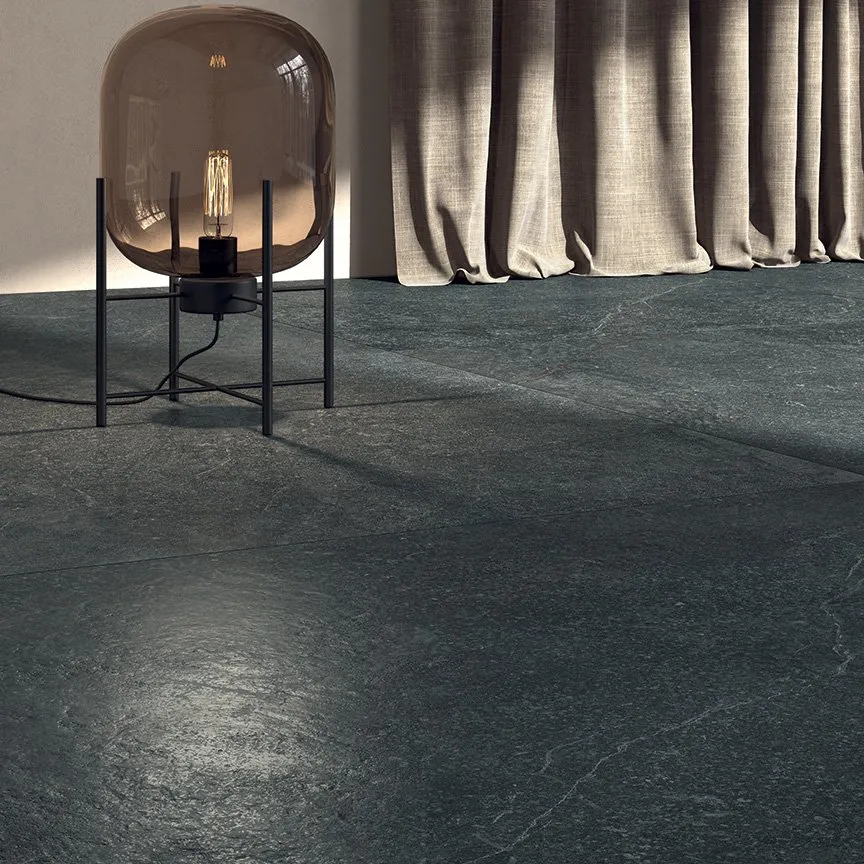 CASTELVETRO FLIESEN PIETRA ANTICA BLACK NATURAL REKTIFIZIERT 30X60