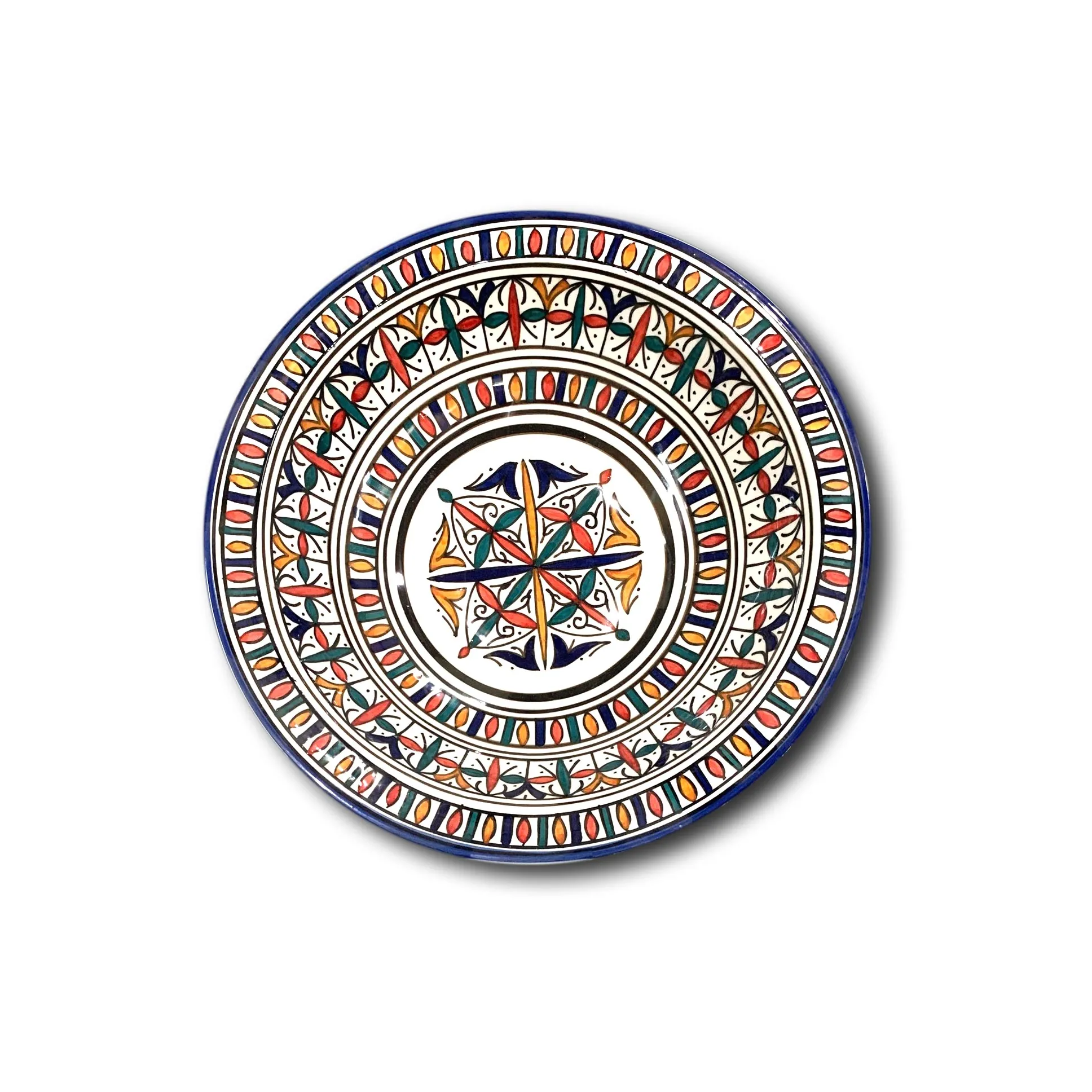 Zierteller 'Faracha', multicolor, Ø 28 cm, H 6,5 cm