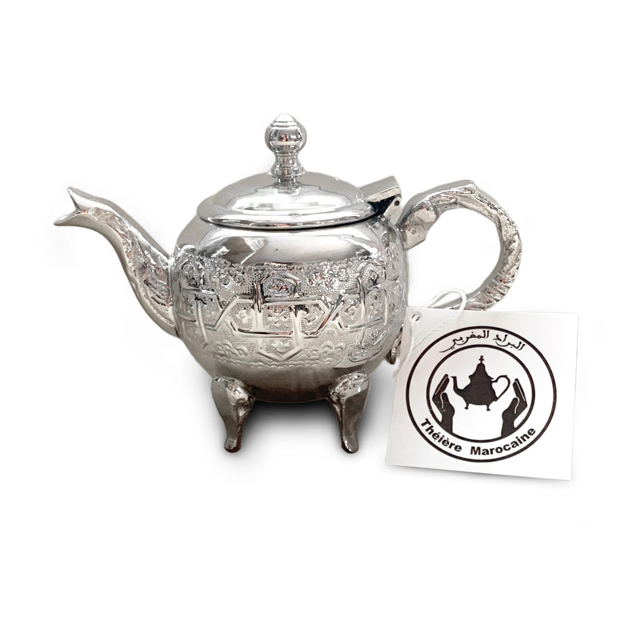 Teekanne 'Lbida', silber, B 18 cm, H 13 cm, L 9 cm
