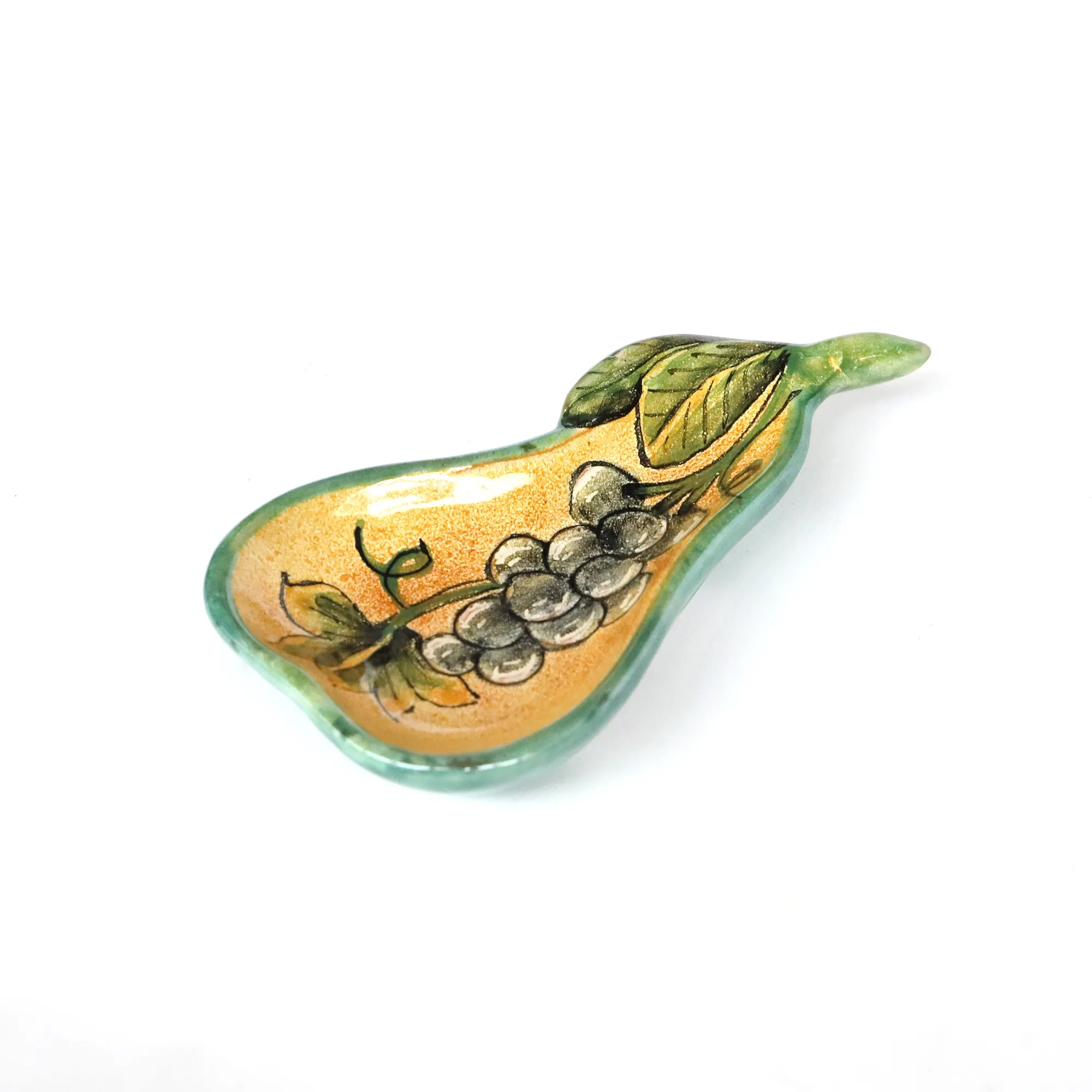 Keramik-Schälchen 'Traube', multicolor, L 16 cm, B 8,5 cm, H 2,5 cm