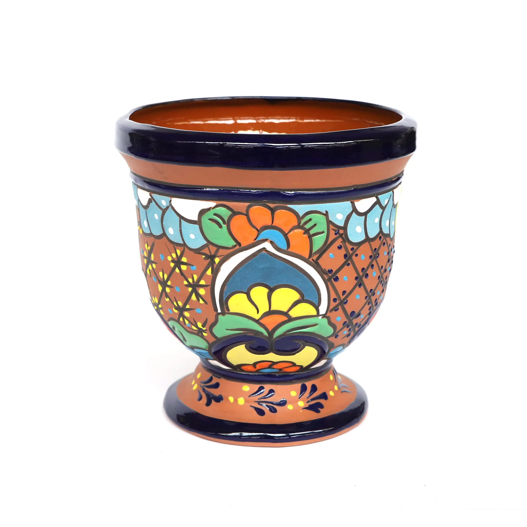 Pflanzgefäß 'Pokal', multicolor, Ø 25 cm, H 26 cm