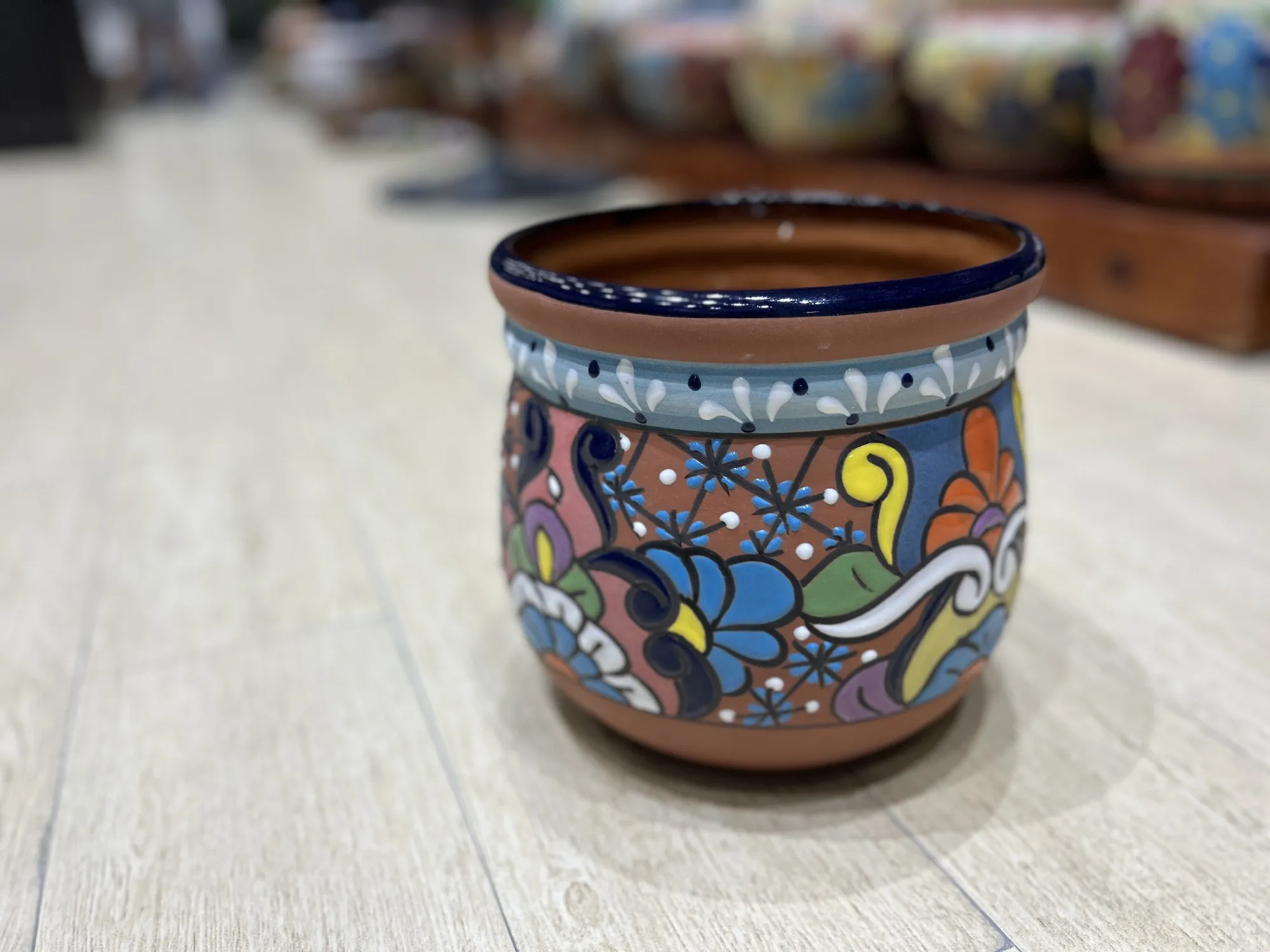 Pflanzgefäß 'Kugel', multicolor, Ø 21 cm, H 20 cm