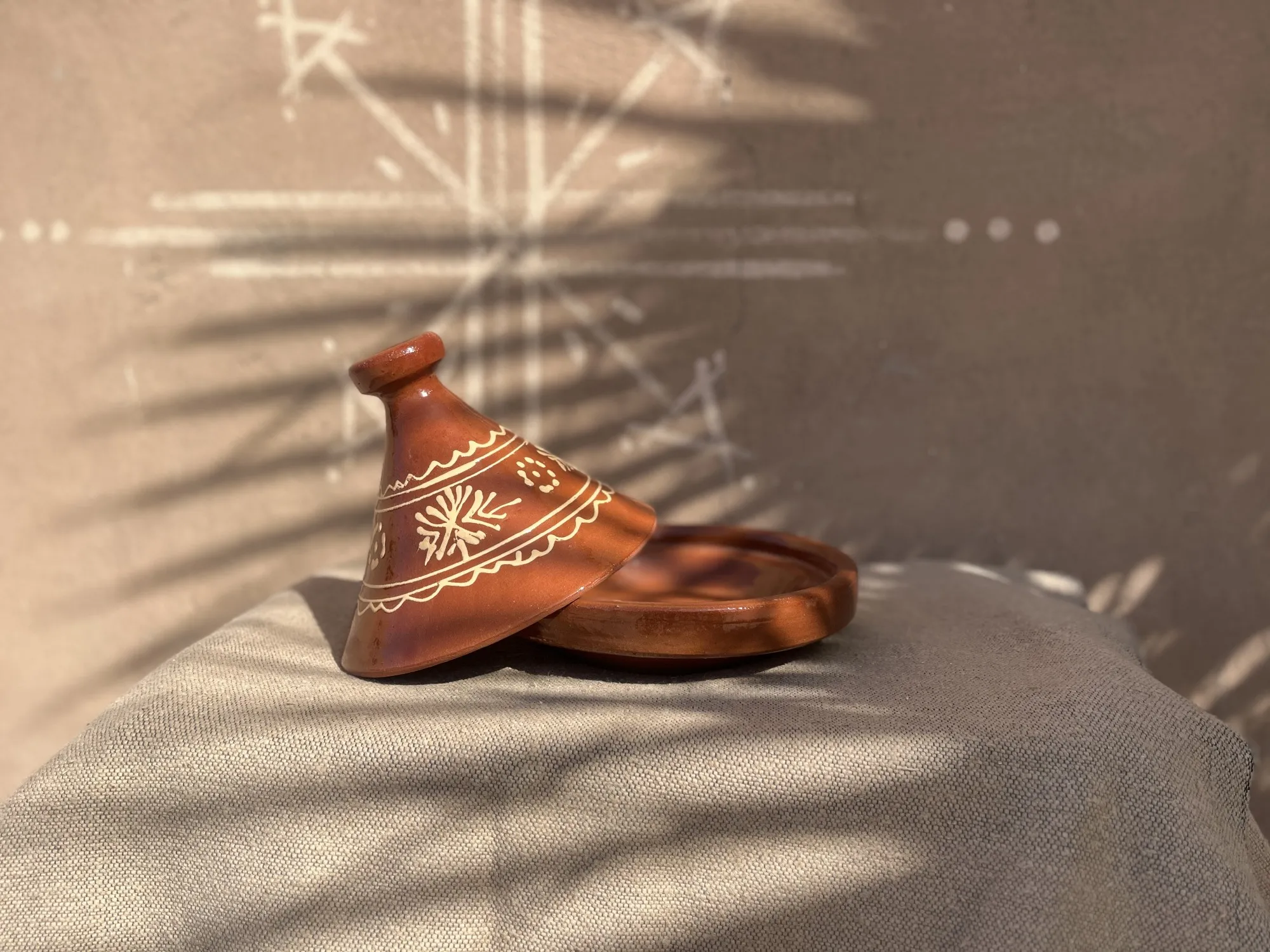 Tajine 'Meknes', braun, Ø 20 cm