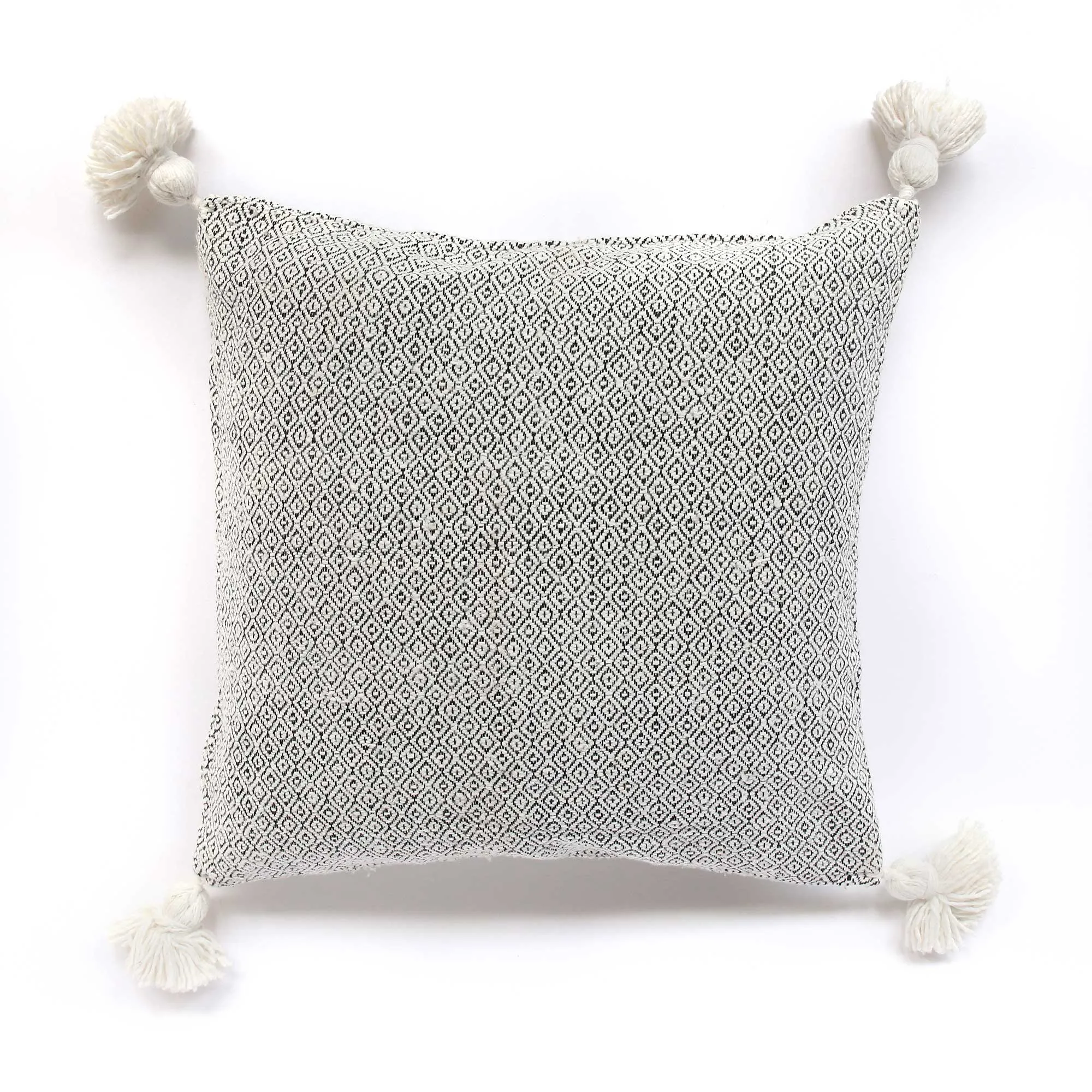 Kissenbezug jacquard weiß-schwarz, B 50 cm, H 50 cm