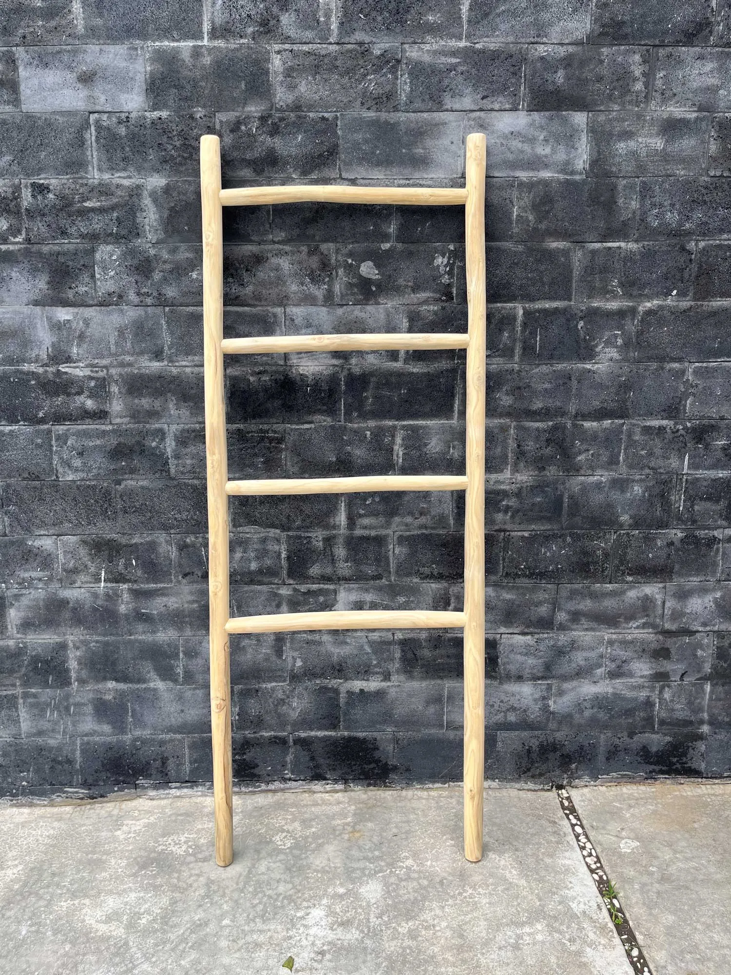 Handtuch-Leiter 'Niz', Teak, H 180 cm, B 70 cm