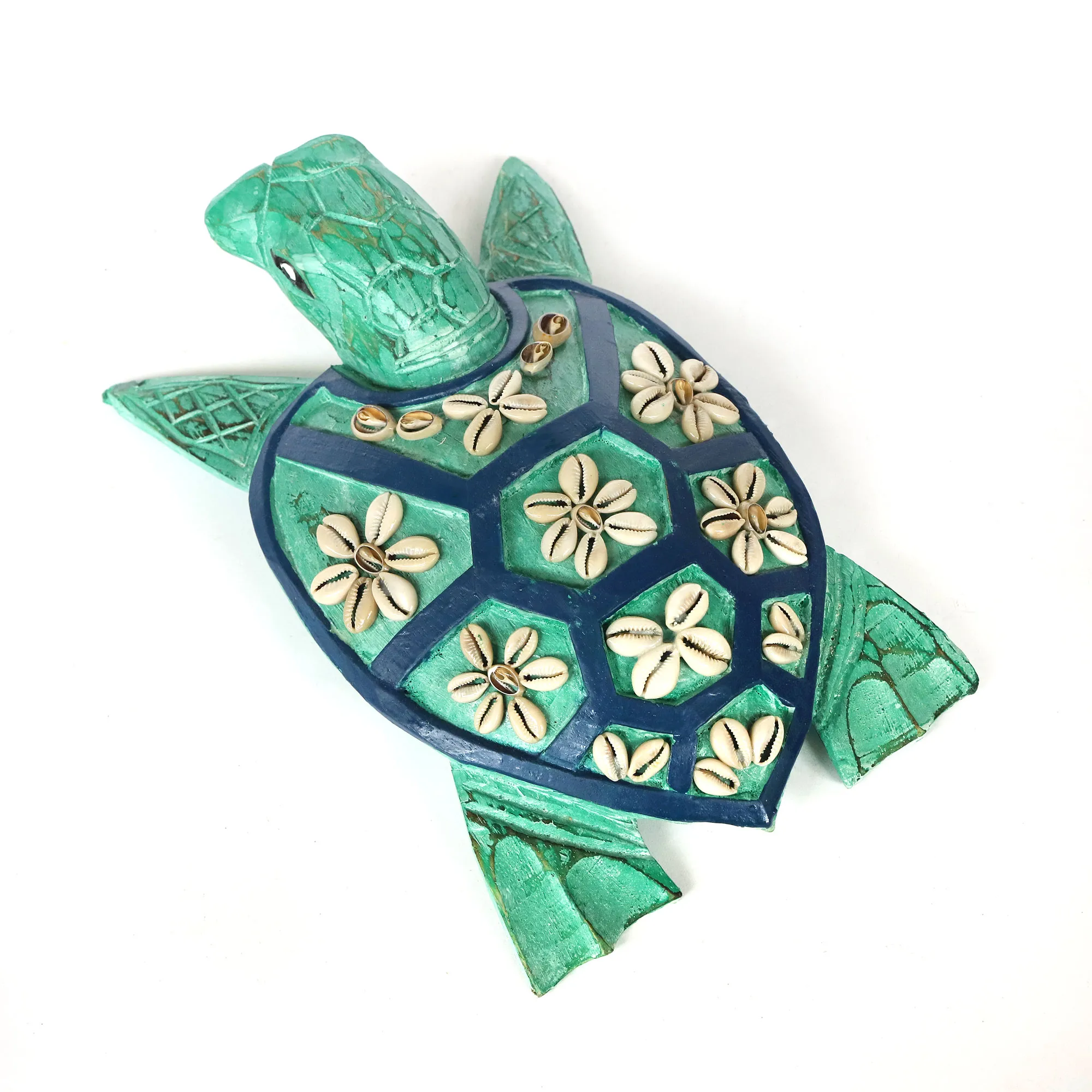 Bali-Schildkröte, türkis, blau, L 30 cm, B 20 cm, H 12 cm