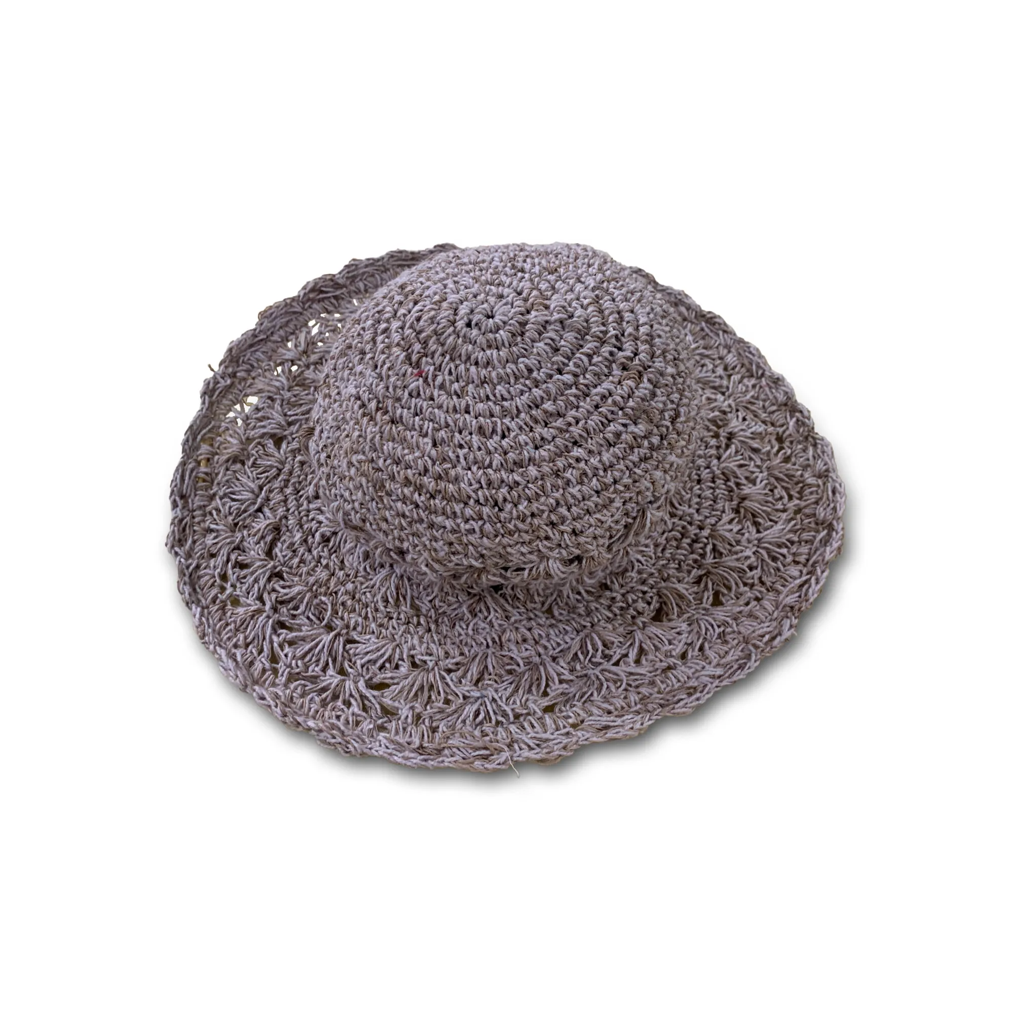 Sommerhut natur, aus Hanf und Baumwolle