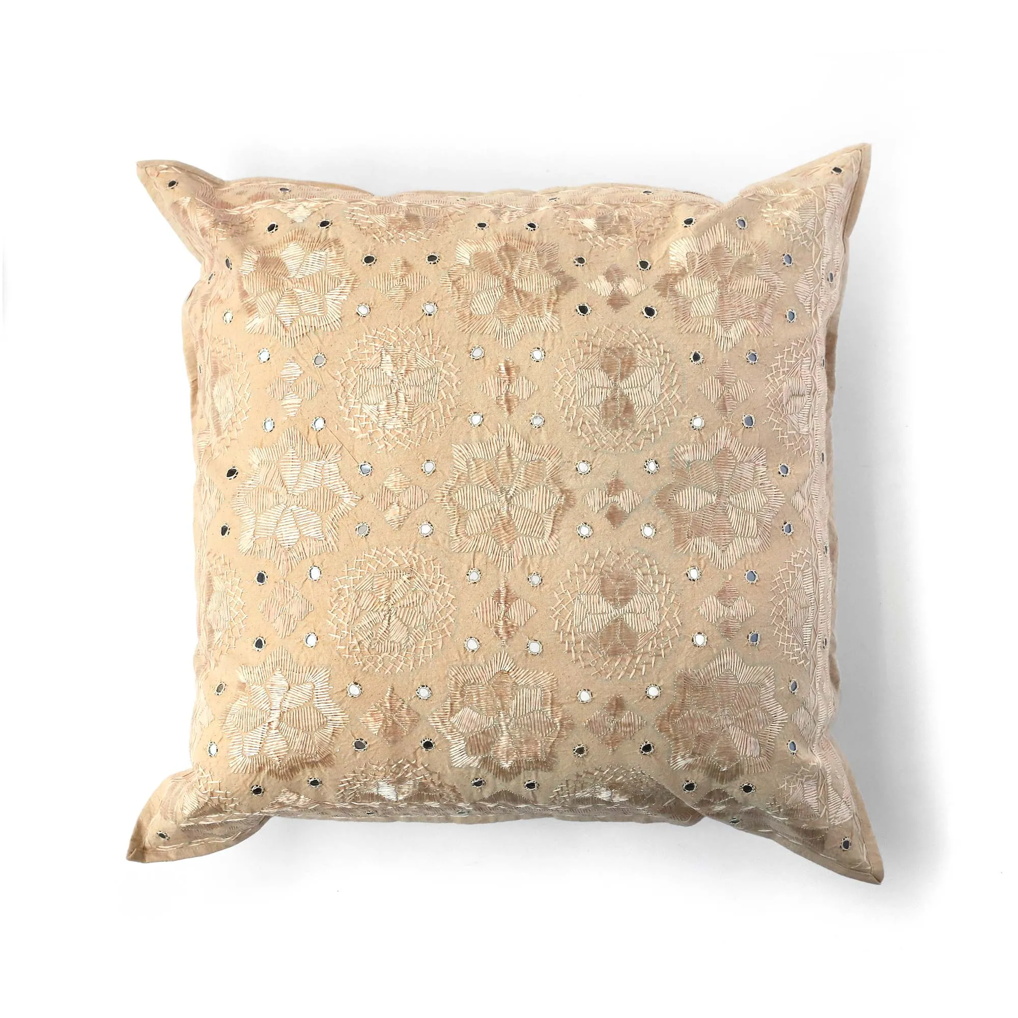 Kissenbezug 'Star' beige, H 60 cm, B 60 cm