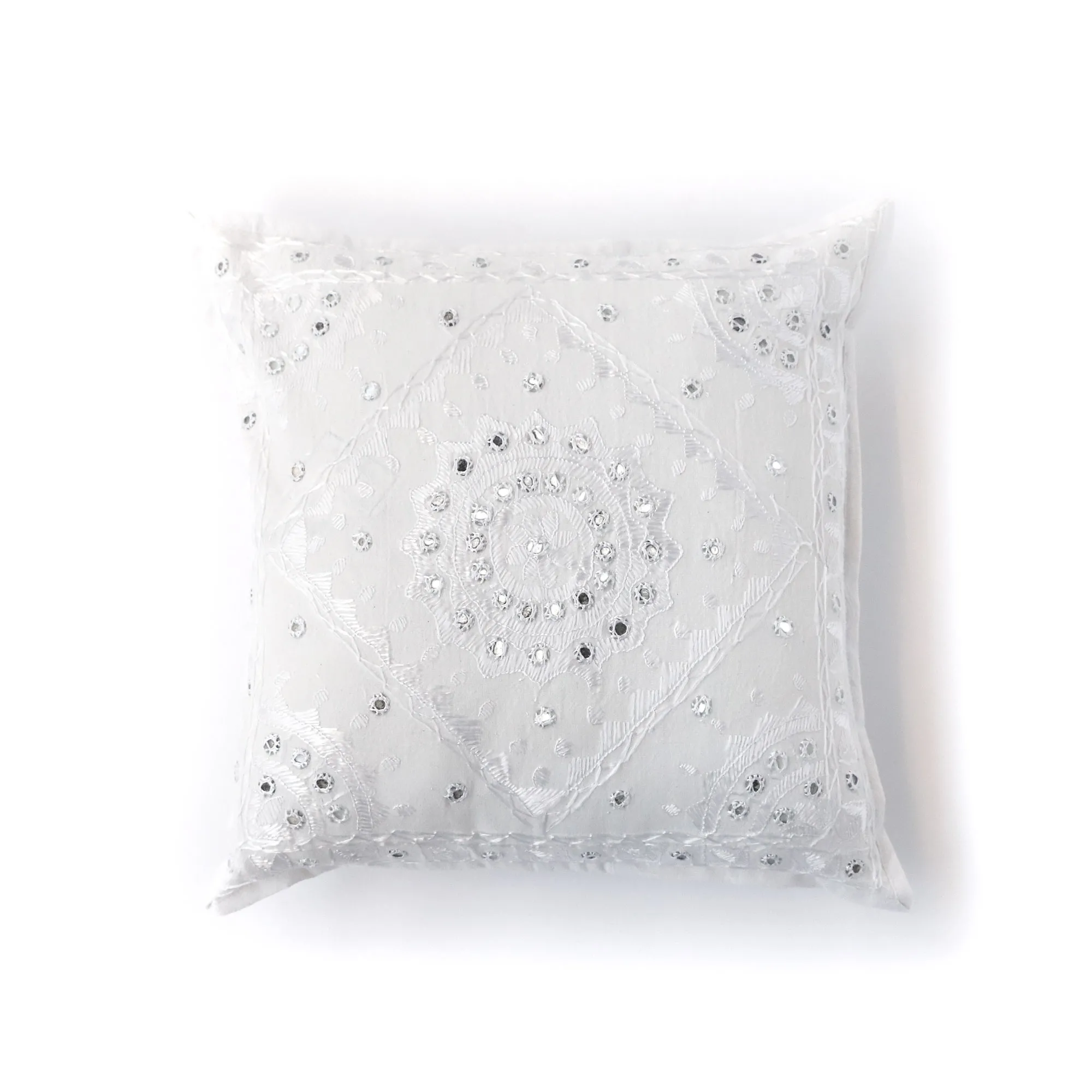 Kissenbezug 'Star' weiß, H 40 cm, B 40 cm