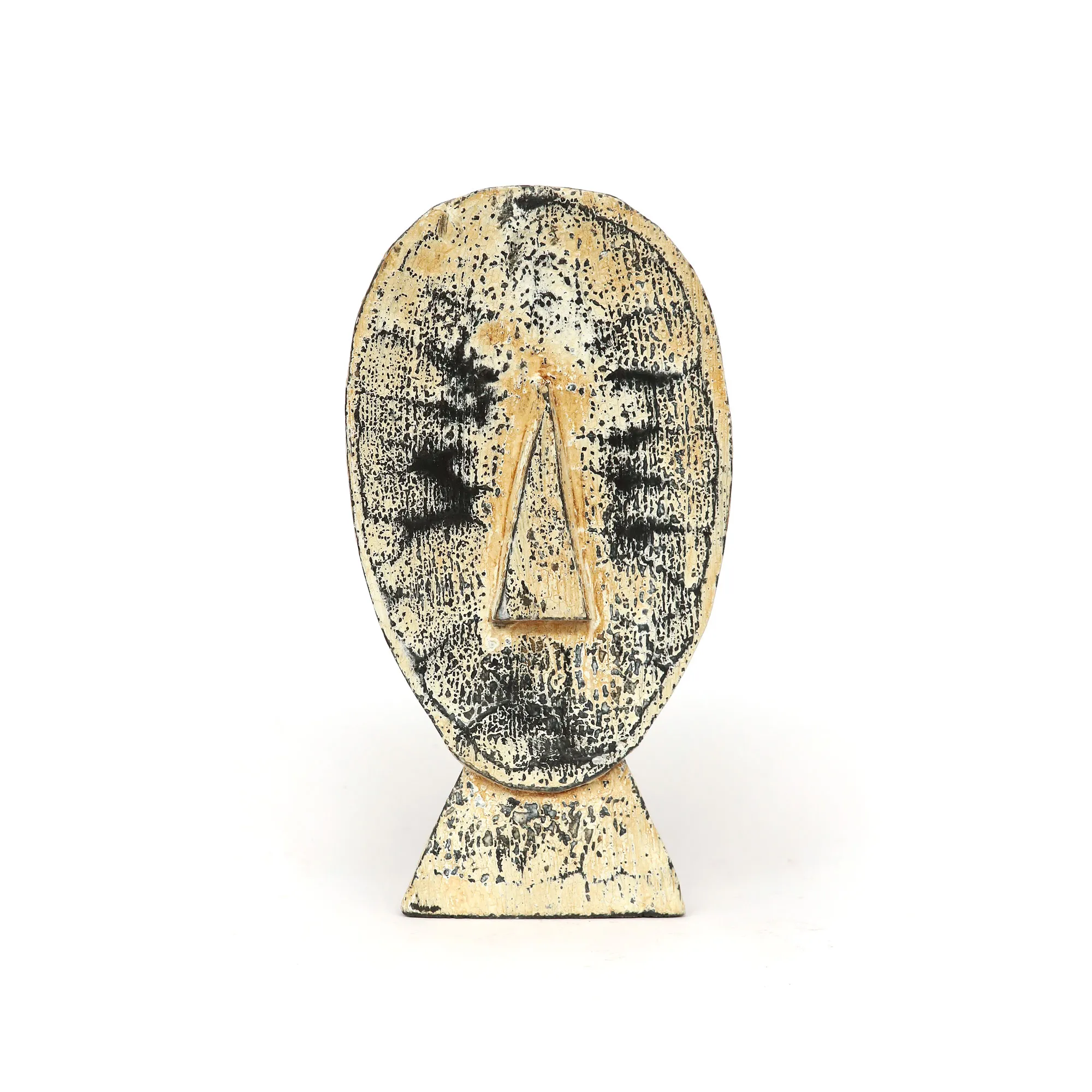 Holzskulptur 'Mask', H 30 cm, B 15 cm, L 5 cm