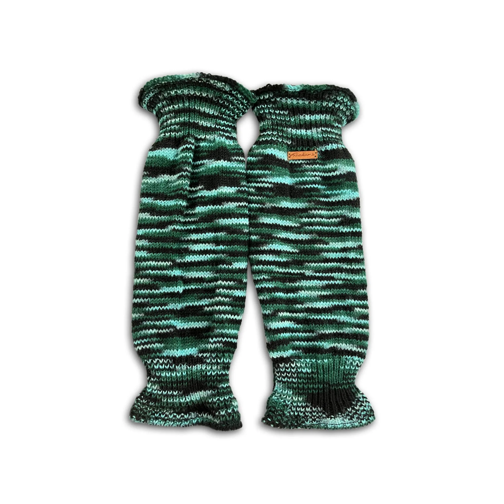 Armstulpen grün, gefüttert